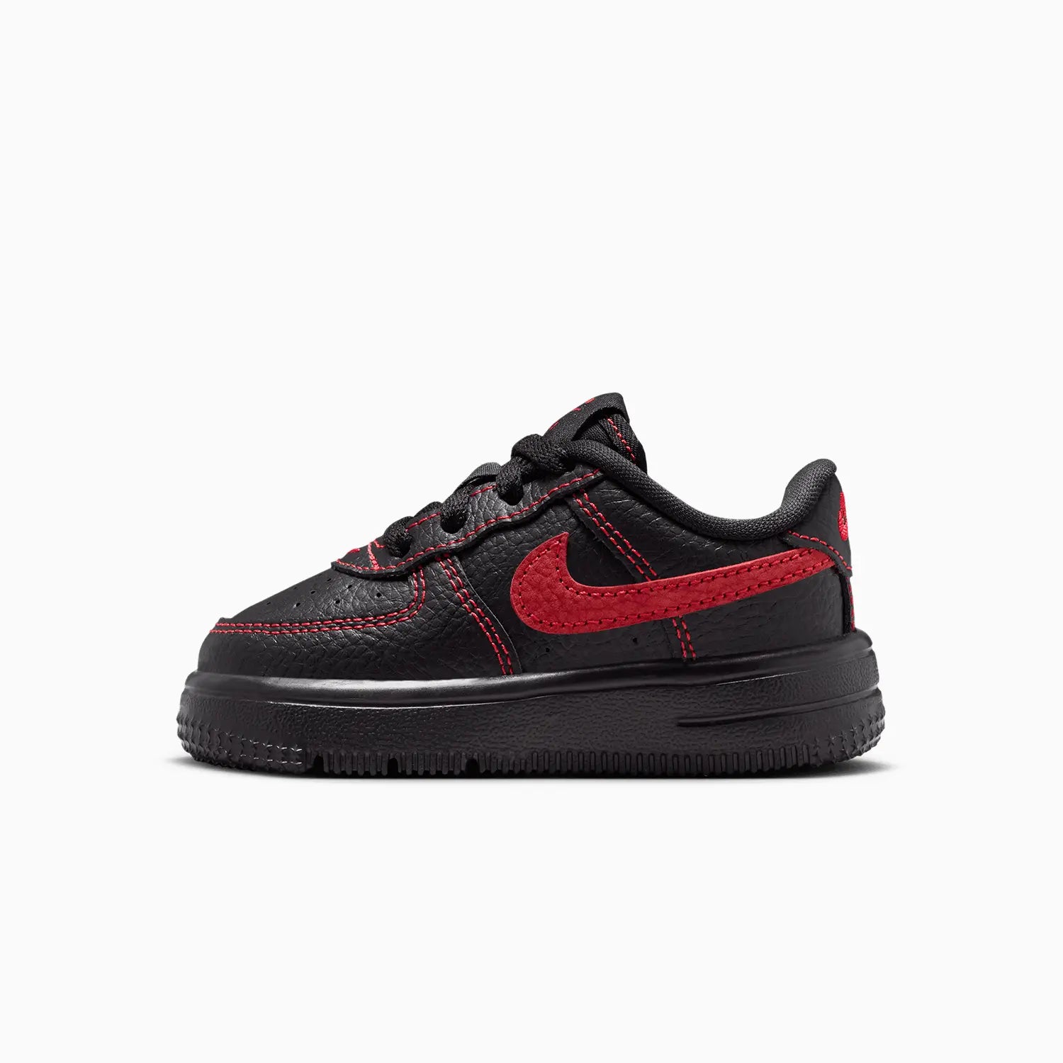 Kid's Force 1 Low LV8 3 "Bred" Toddlers Nike - Tops and Bottoms USA