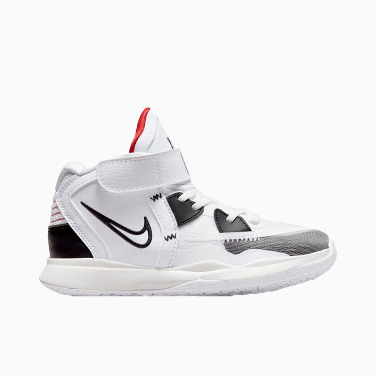 Nike Kyrie 8 White/White-Black. They\'re new with the box with no flaws. Amazon.com | Nike Kyrie 8 (Little Kid) | Sneakers main image 4