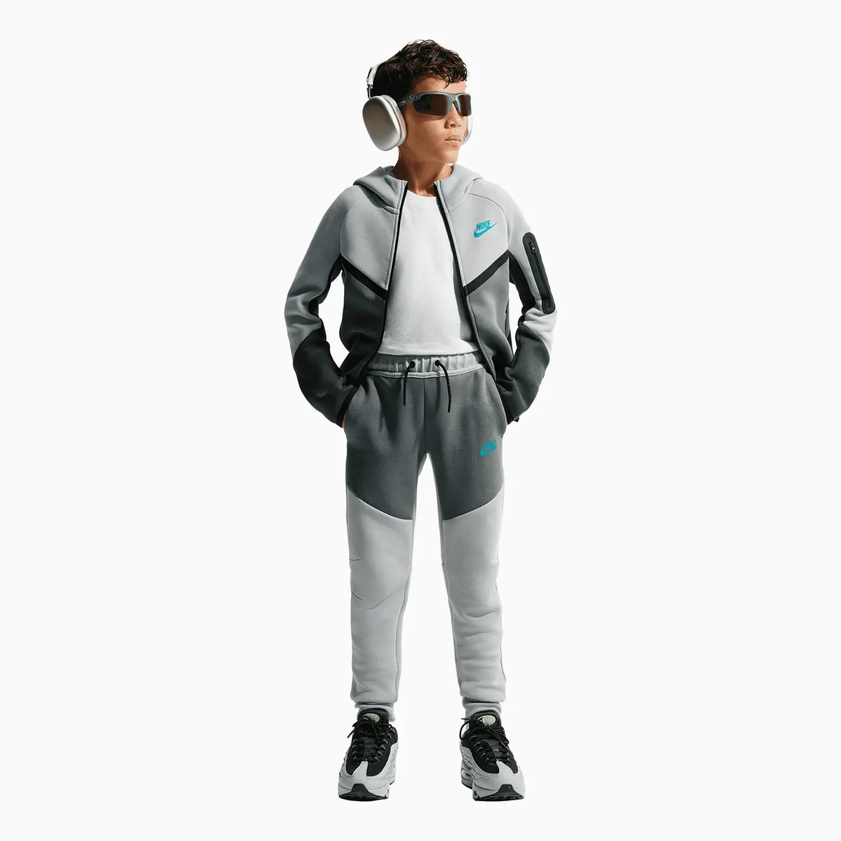Kid's Sportswear Tech Fleece Windrunner Tracksuit Nike - Tops and Bottoms USA