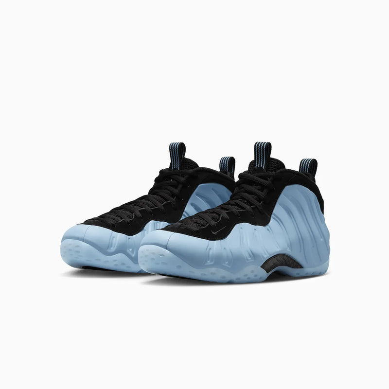 Nike Air Foamposite One “Psychic Blue,” top-down angle or bird’s-eye view