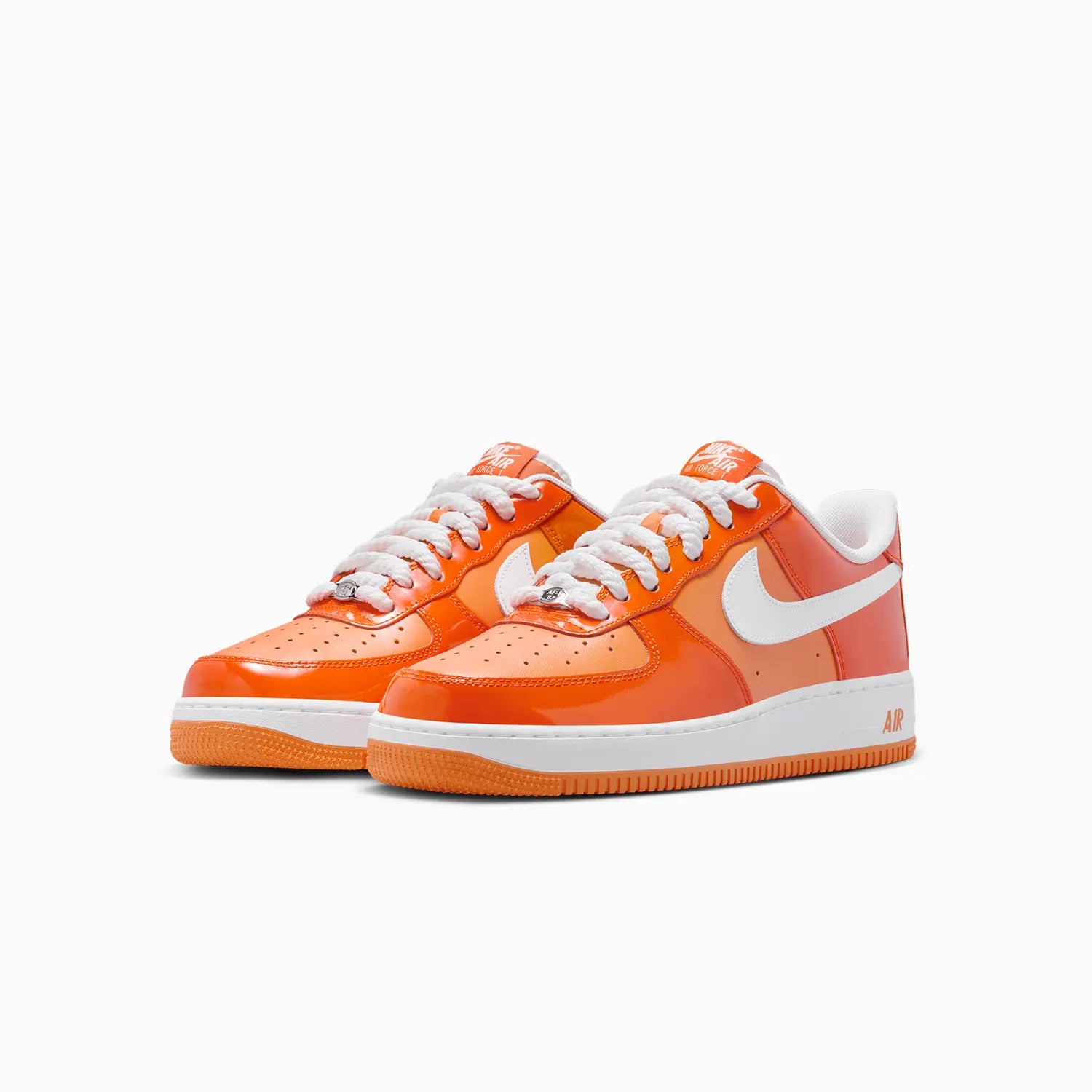 Men's Air Force 1 07 LV8 "Orange White Patent"