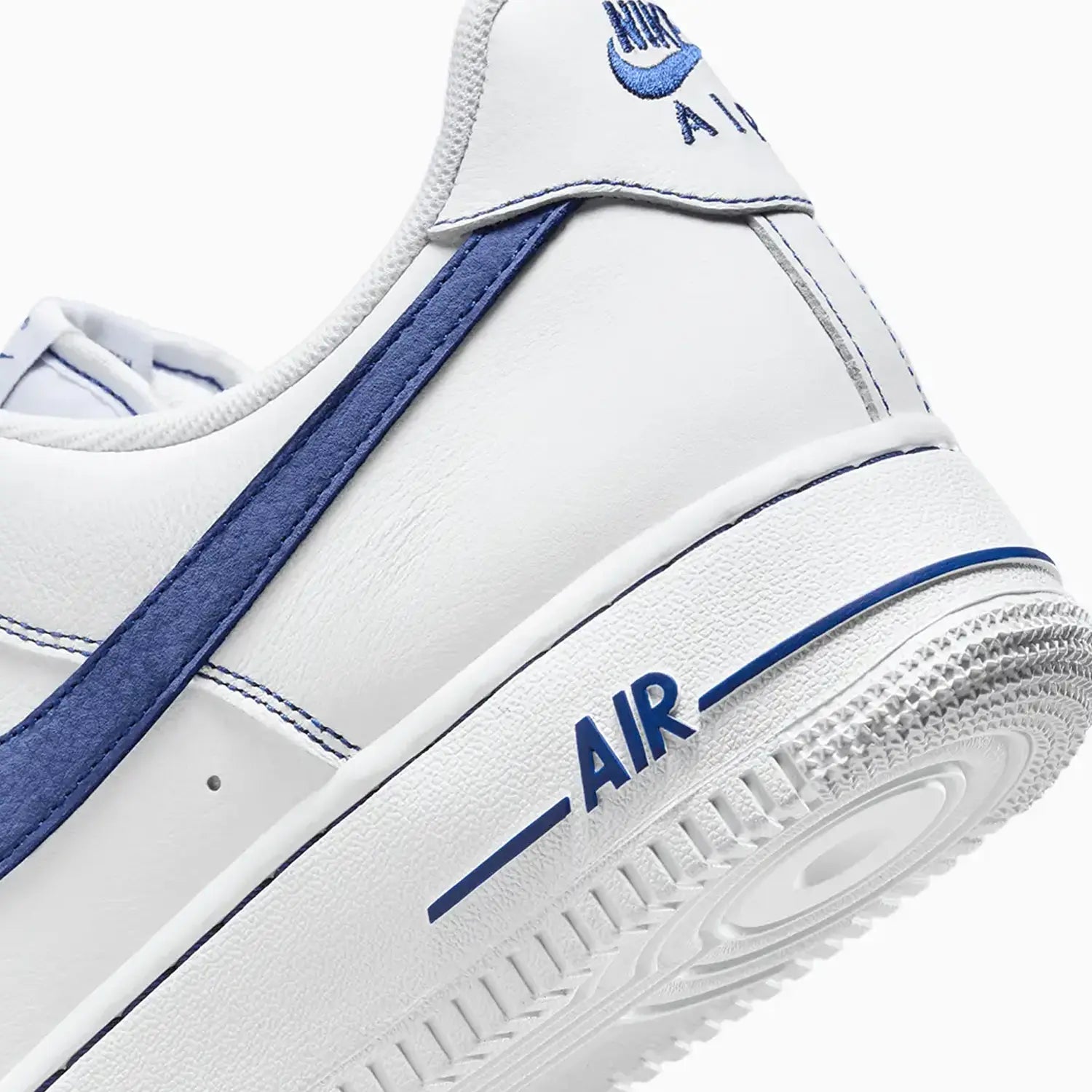 Men's Air Force 1 07 LV8 "White Deep Royal Blue" Nike - Tops and Bottoms USA