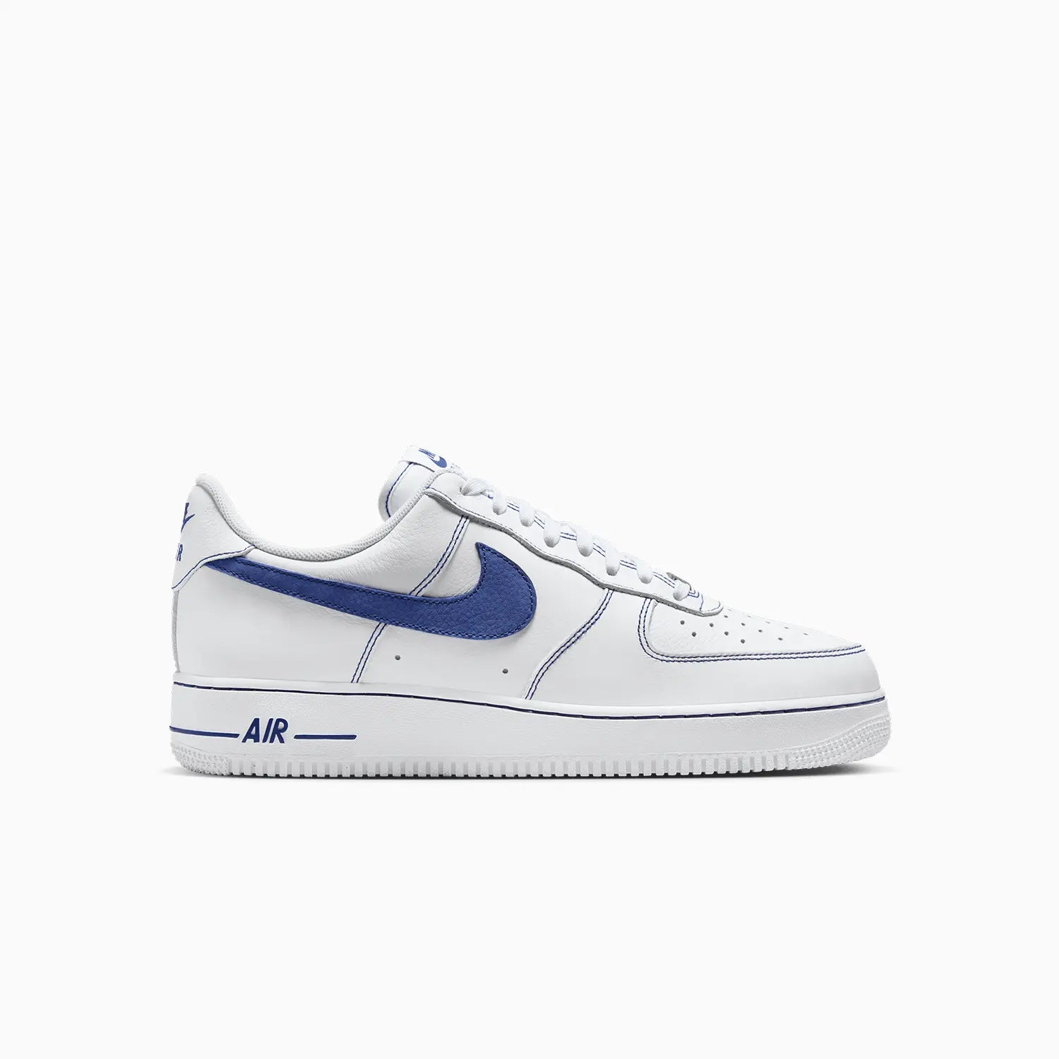 Men's Air Force 1 07 LV8 "White Deep Royal Blue" Nike - Tops and Bottoms USA