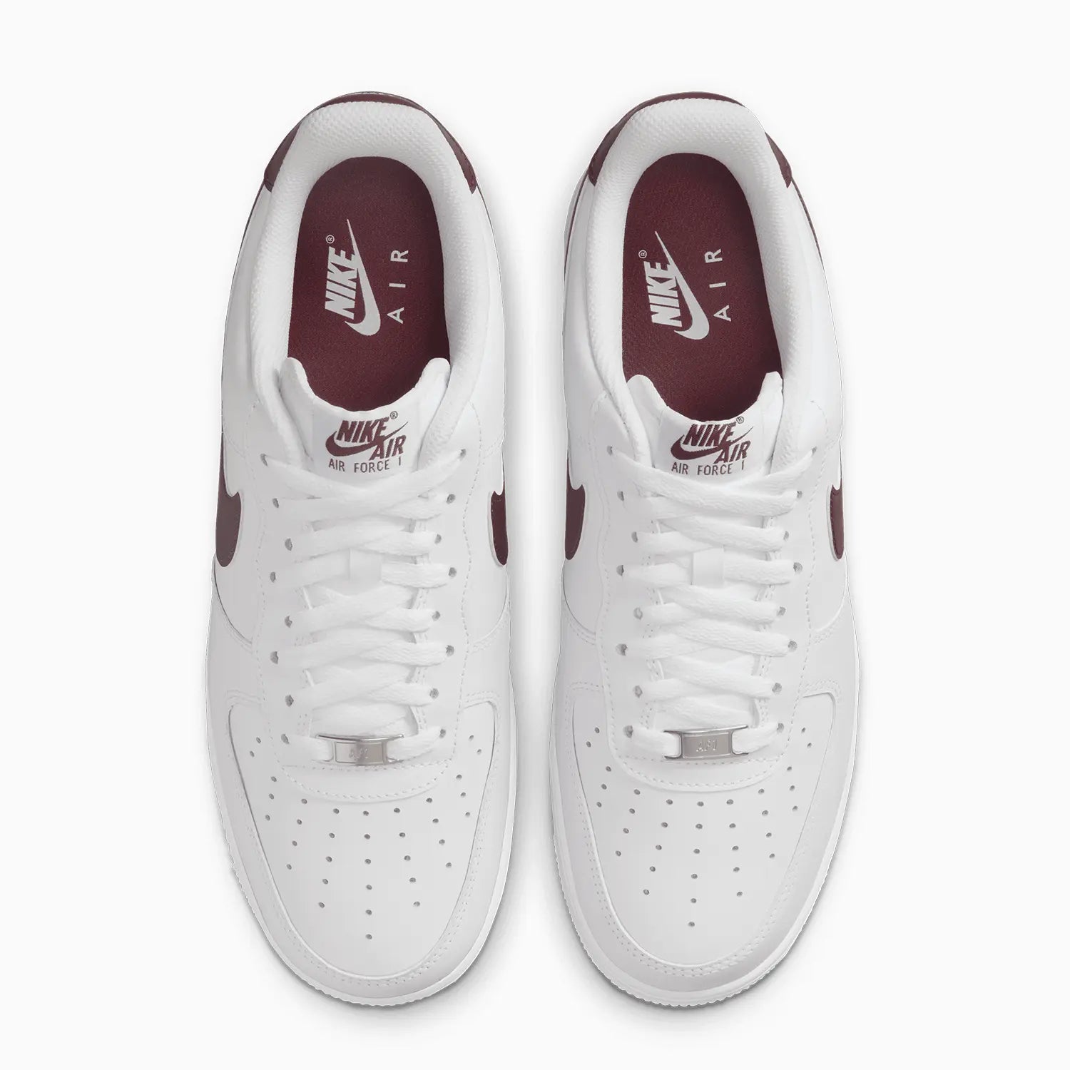 ☆Nike☆ Air Force 1 07 M White Burgundy Crush FJ4146112 FJ4 Nike Men's Air Force 1 `07
