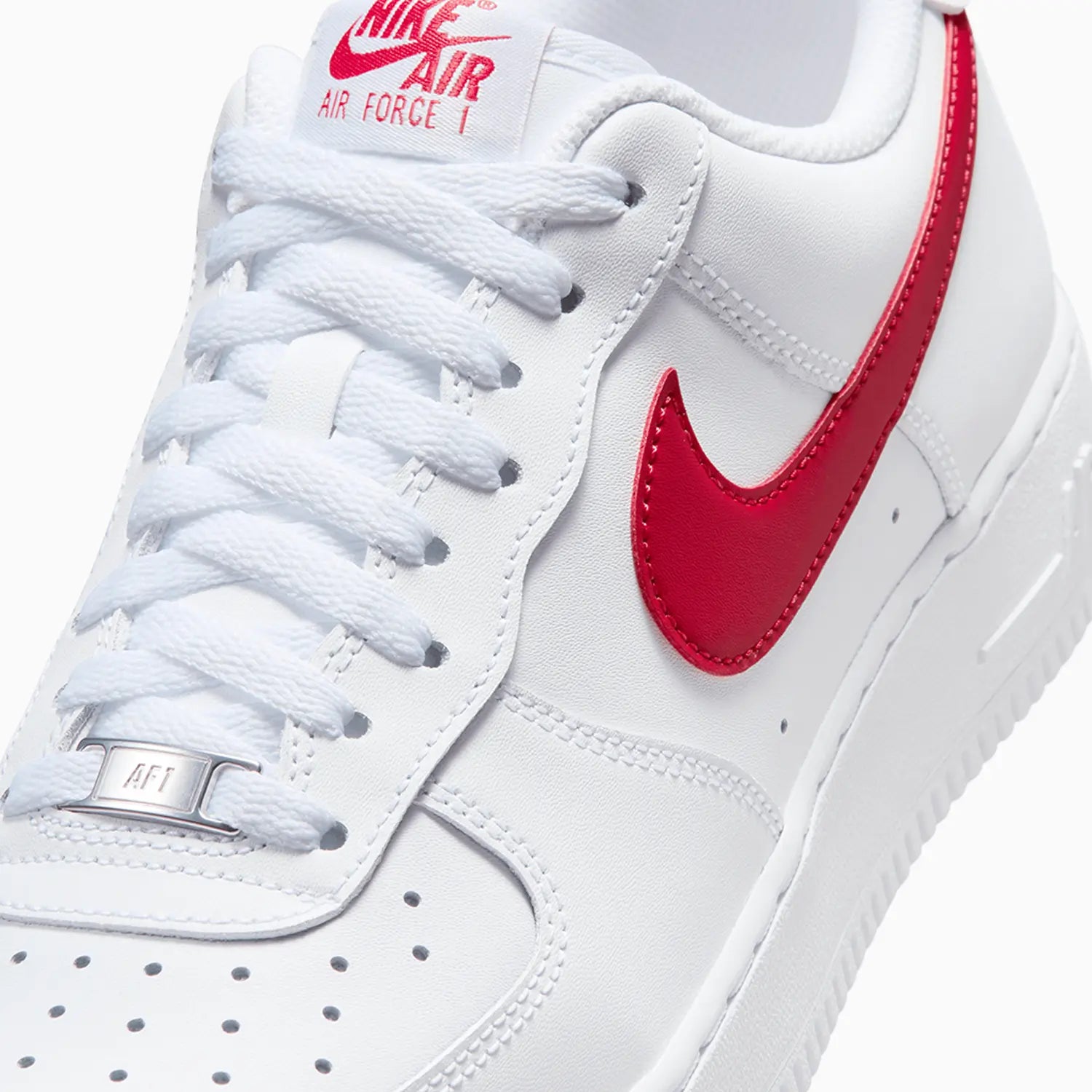 Men's Air Force 1 07 "White University Red" Nike - Tops and Bottoms USA