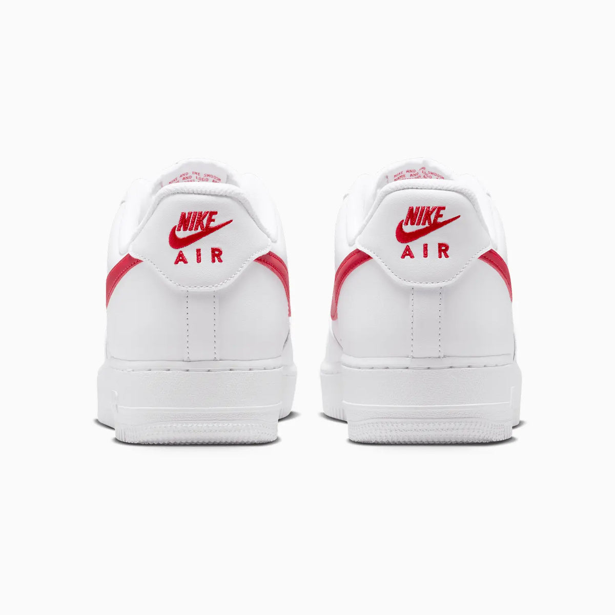 Men's Air Force 1 07 "White University Red" Nike - Tops and Bottoms USA