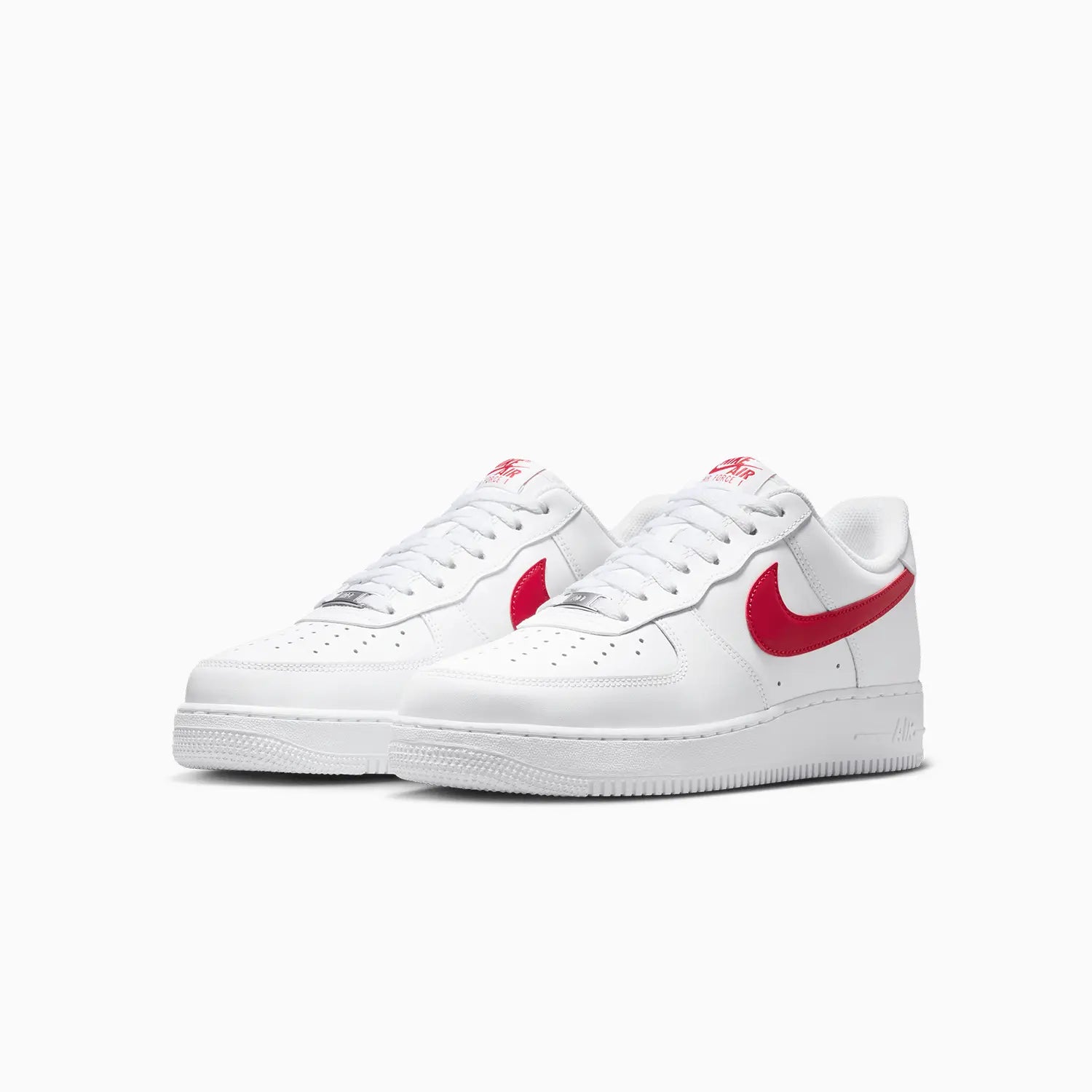 Men's Air Force 1 07 "White University Red" Nike - Tops and Bottoms USA