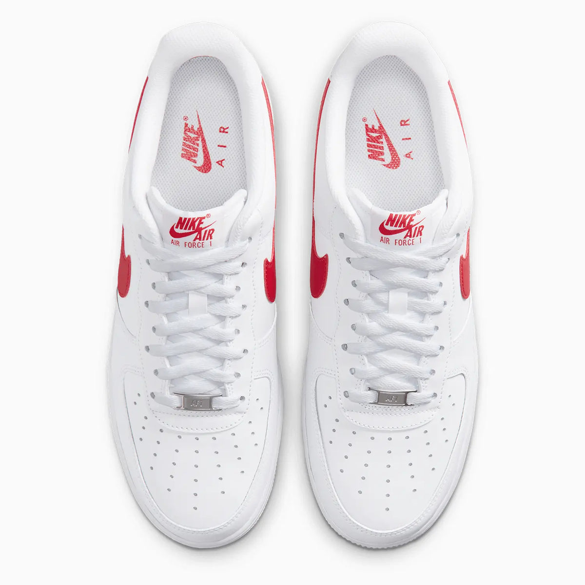 Men's Air Force 1 07 "White University Red" Nike - Tops and Bottoms USA