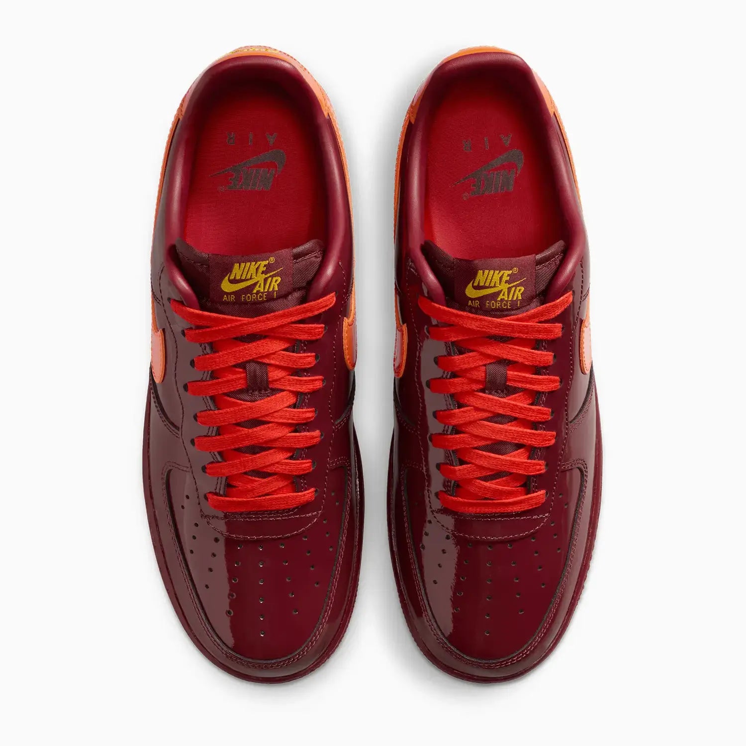 Men's Air Force 1 Low "Dark Team Red and Safety Orange"