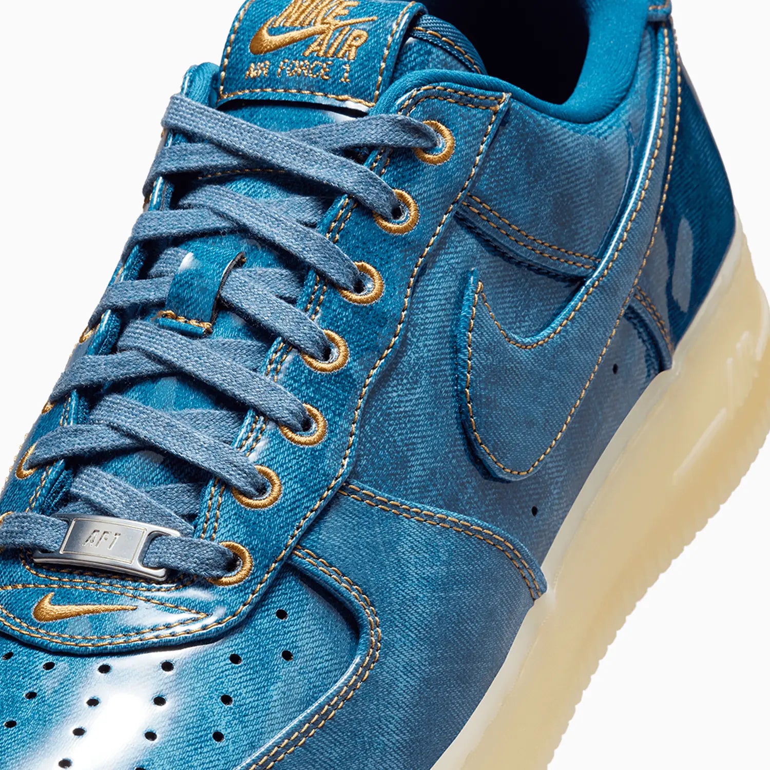 Men's Air Force 1 Retro "Patent Denim"