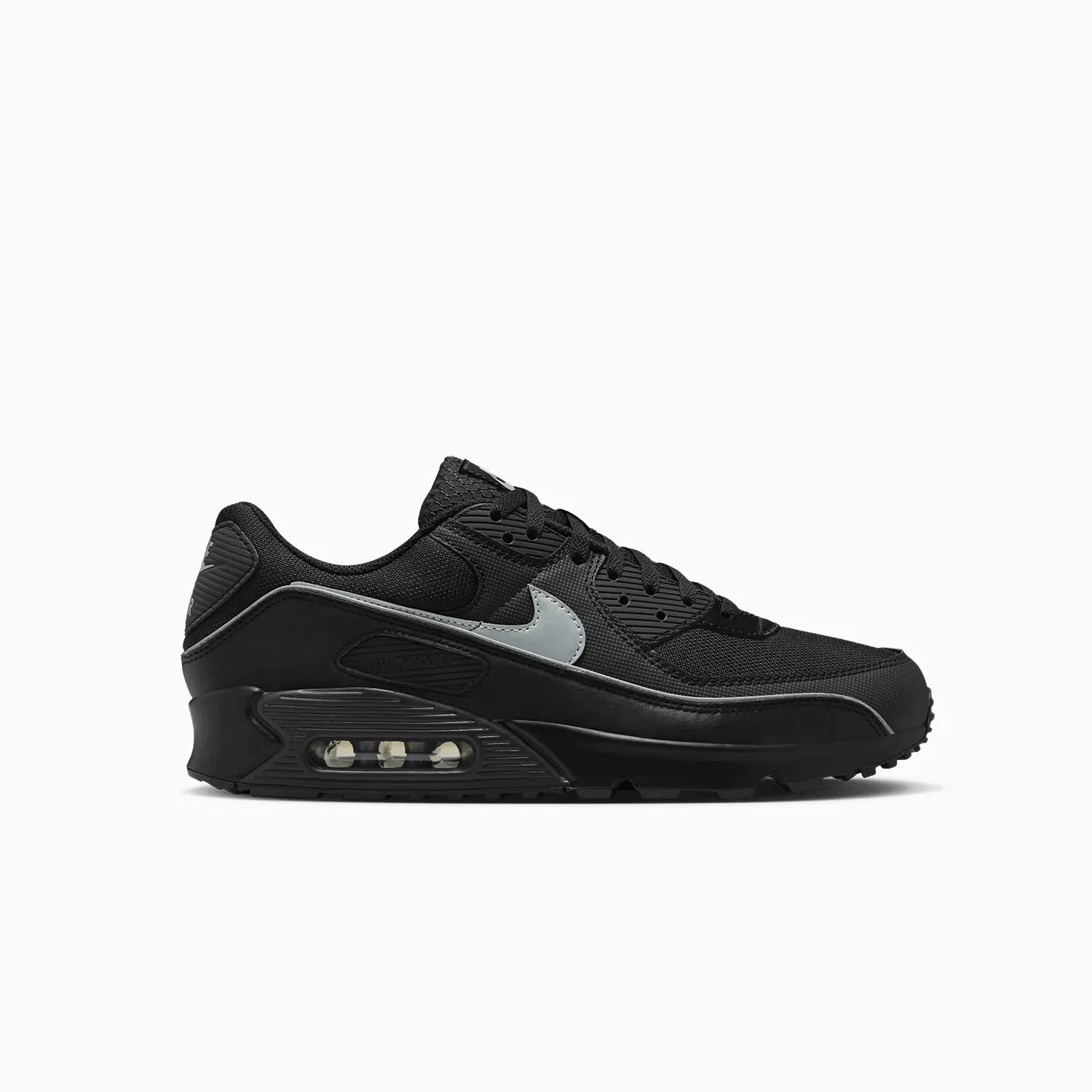 Men's Air Max 90 Premium "Black Reflective" Nike - Tops and Bottoms USA
