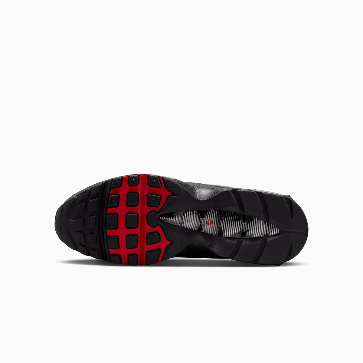 Men's Air Max 95 Big Bubble "Tech Black Tough Red" Nike - Tops and Bottoms USA