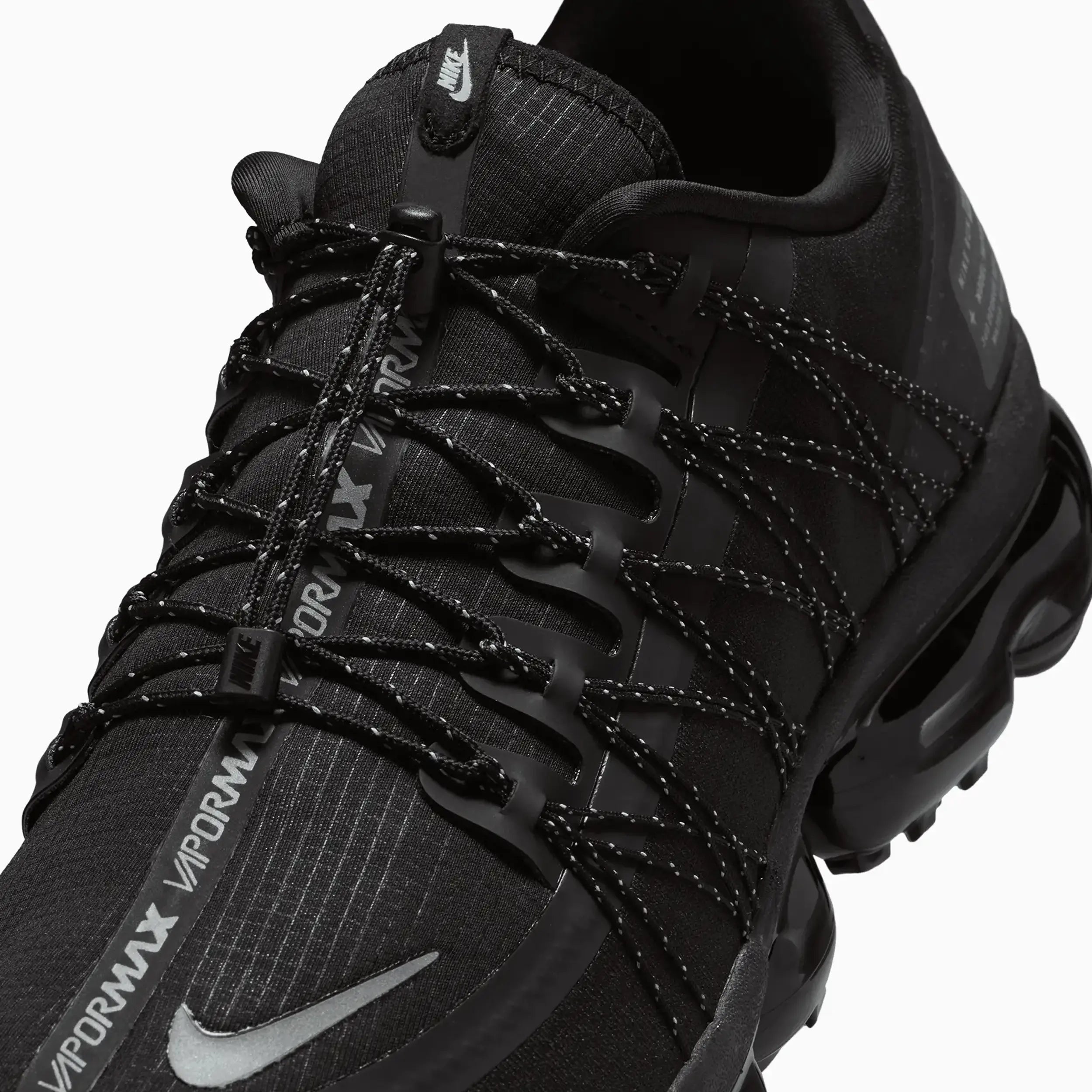 Men's Air Vapormax Run Utility "Black Reflect Silver" Nike - Tops and Bottoms USA