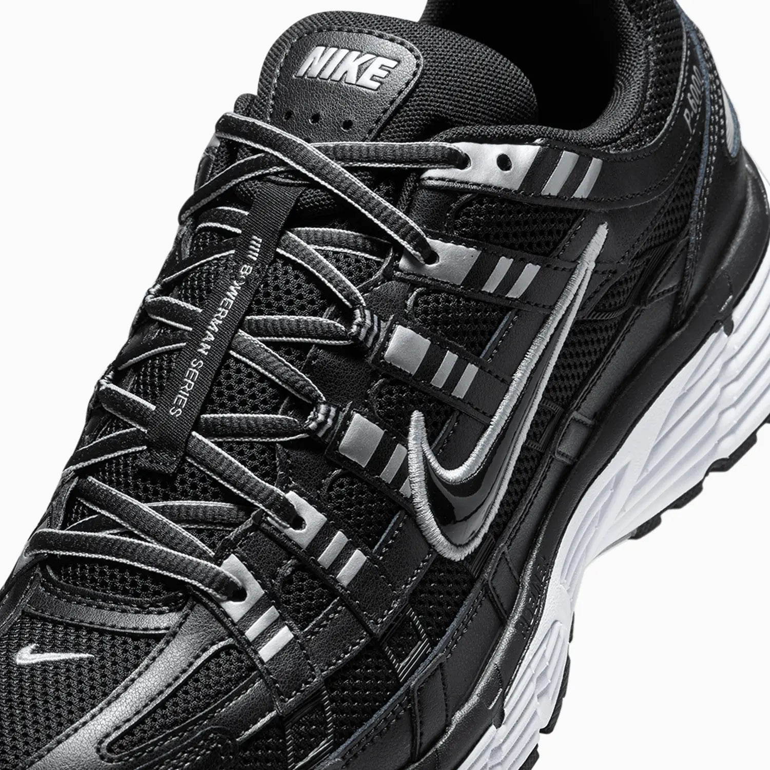 Men's P - 6000 "Black Metallic Silver" Nike - Tops and Bottoms USA