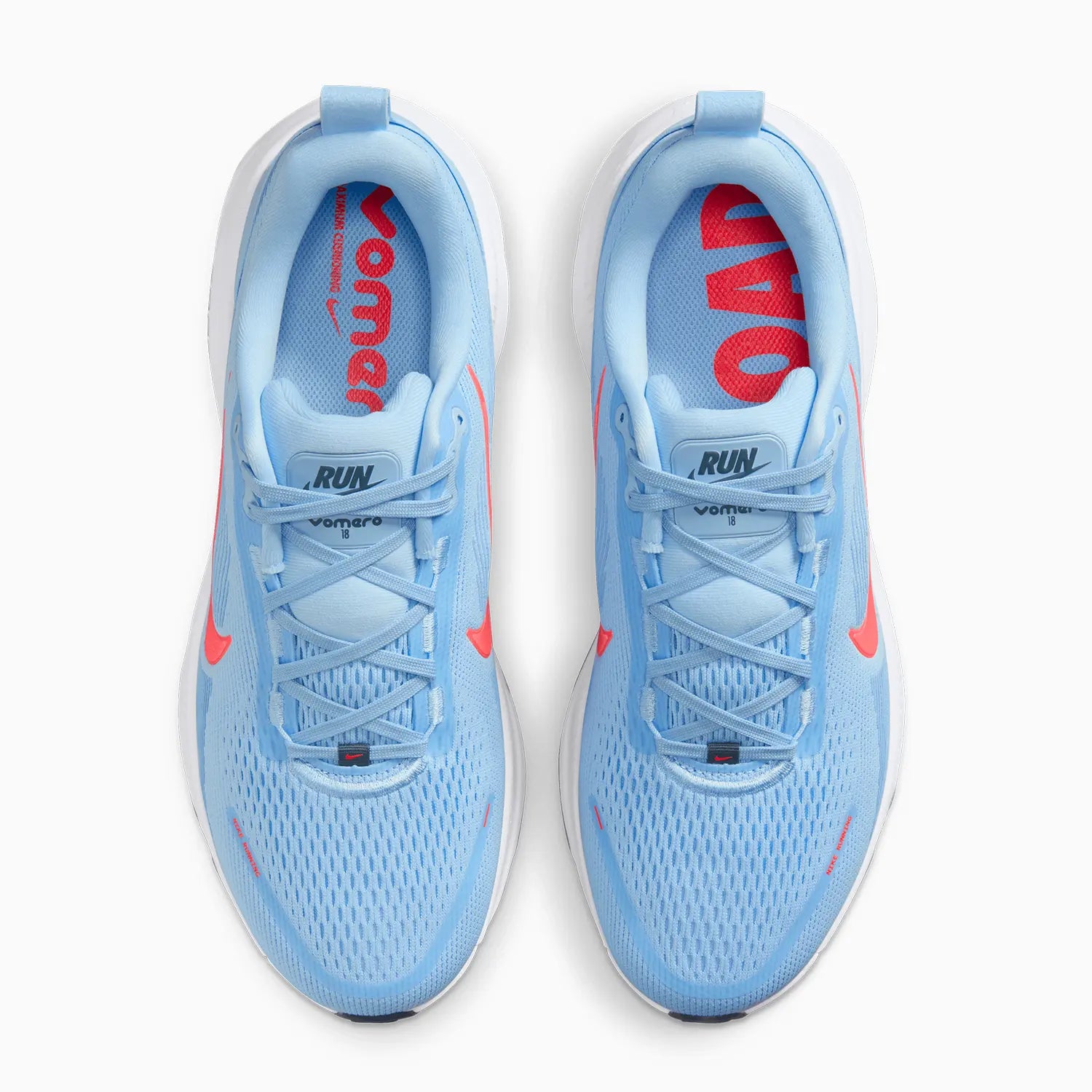 Men's Vomero 18 "Ice Blue Bright Crimson"