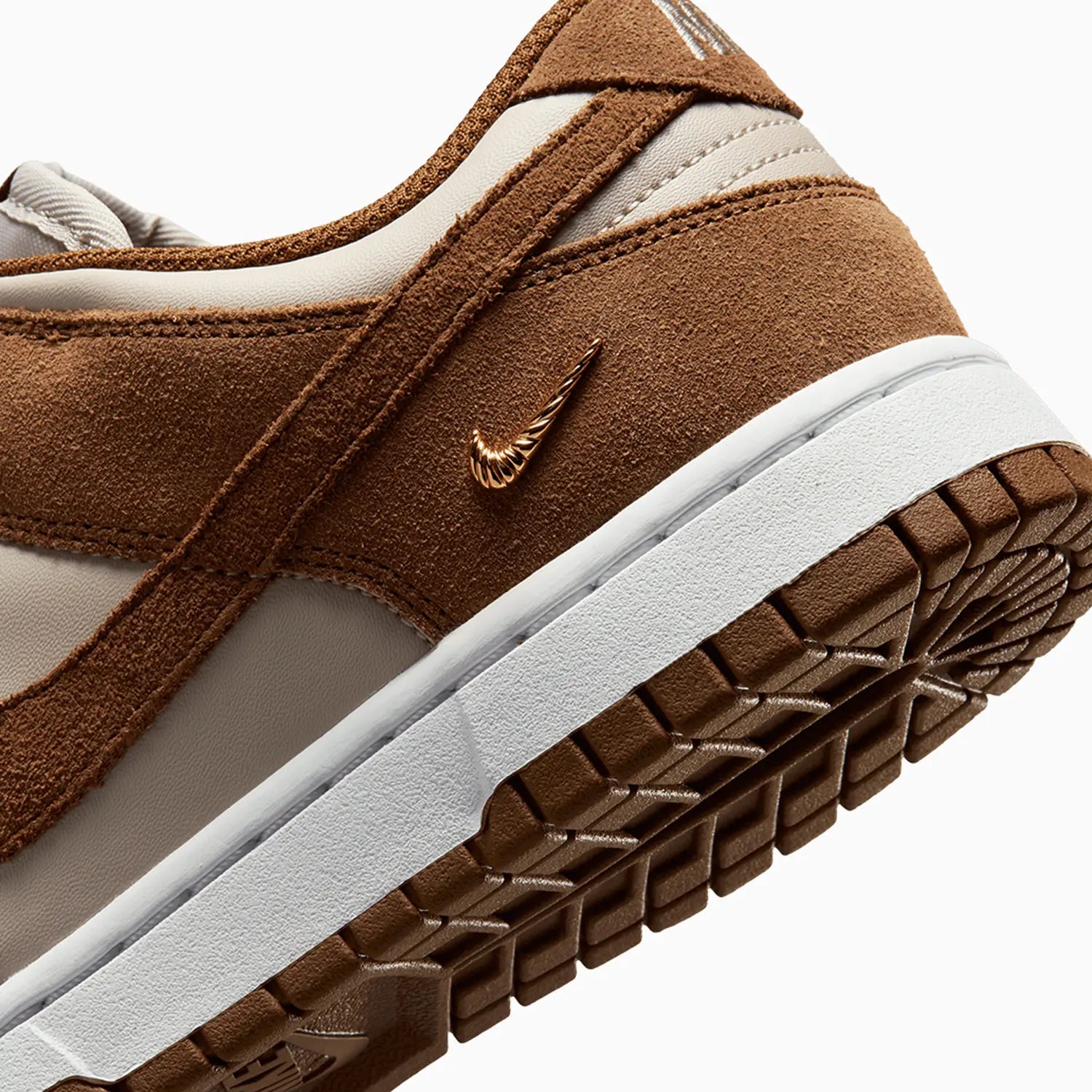 Women's Dunk Low Suede "Light British Tan Cream" Nike - Tops and Bottoms USA