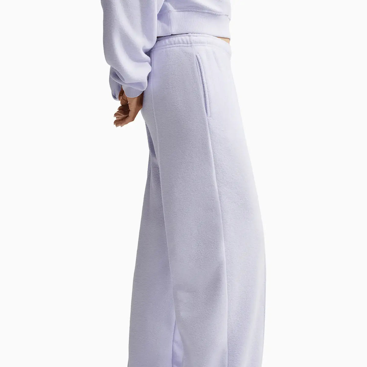 Women's Studio Fleece Plush Mid-Rise Wide-Leg Pant