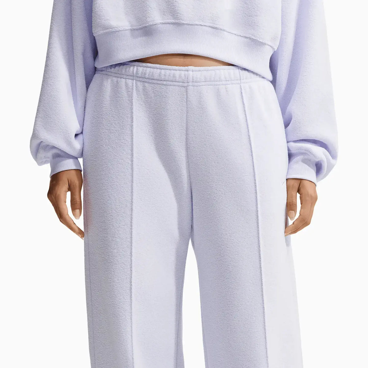 Women's Studio Fleece Plush Mid-Rise Wide-Leg Pant