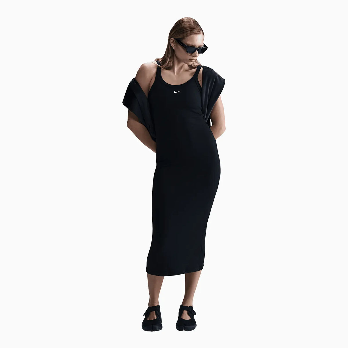 Nike Women's Sportswear Chill Knit Tight Mini-Rib Tank Dress