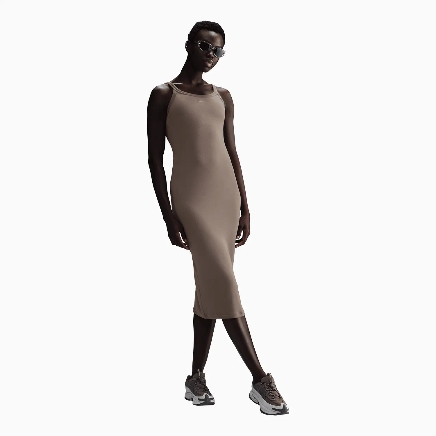 Women's Sportswear Chill Knit Tight Mini - Rib Tank Dress Nike - Tops and Bottoms USA