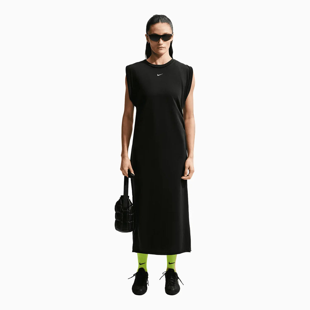Nike Women's Sportswear Chill Terry Dress, Black Sail / S