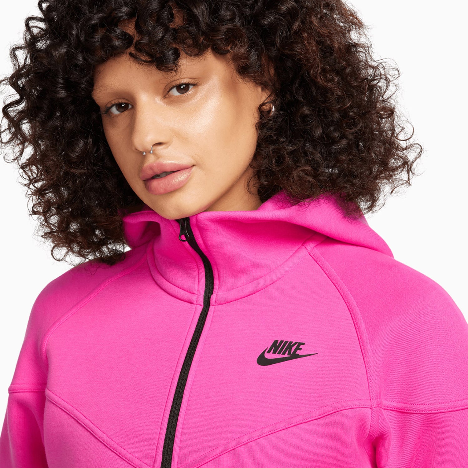 Fleece Tracksuit Nike Tech Pink Hoodie Nike Women's Sportswear