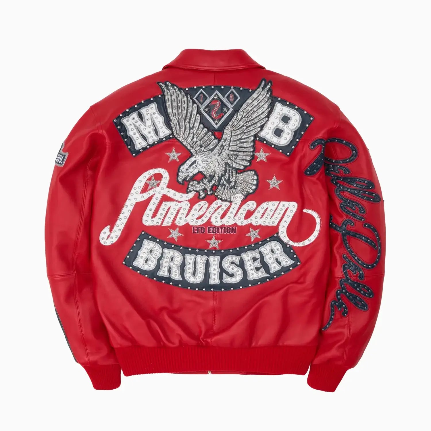 Men's American Bruiser Plush Leather Jacket