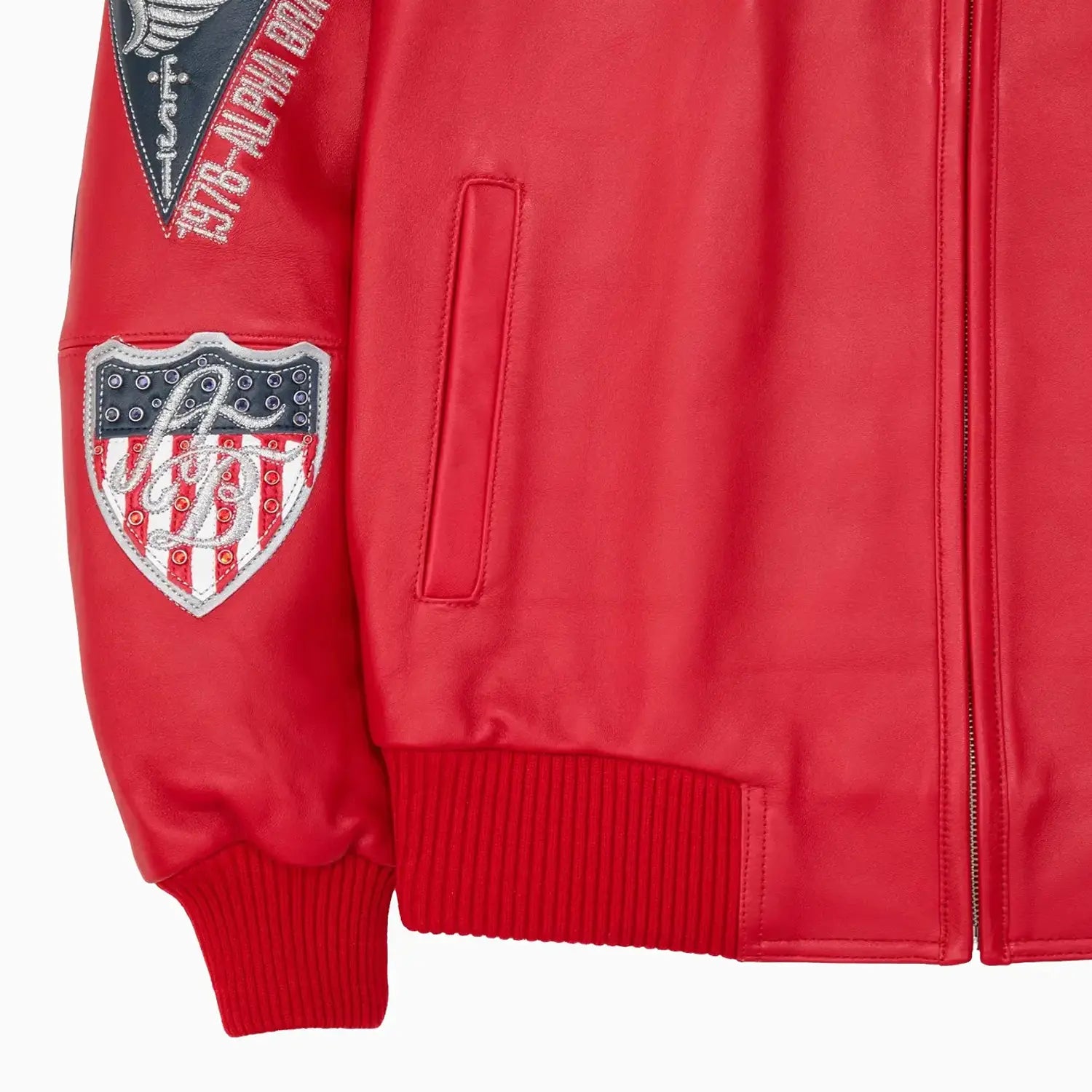 Men's American Bruiser Plush Leather Jacket