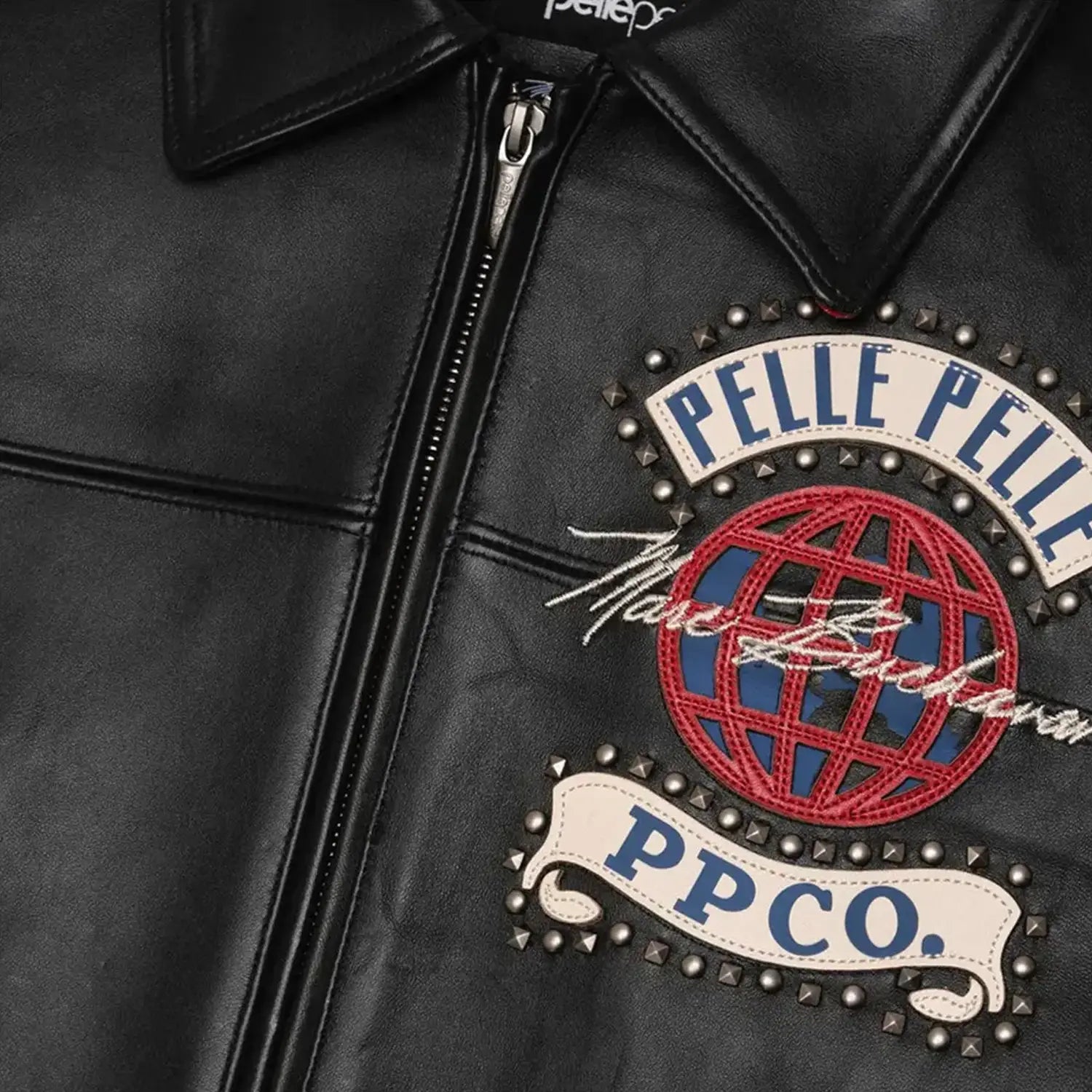 Pelle Pelle Men's World Tour Leather Jacket Pelle Pelle Men's World Tour Leather Jacket