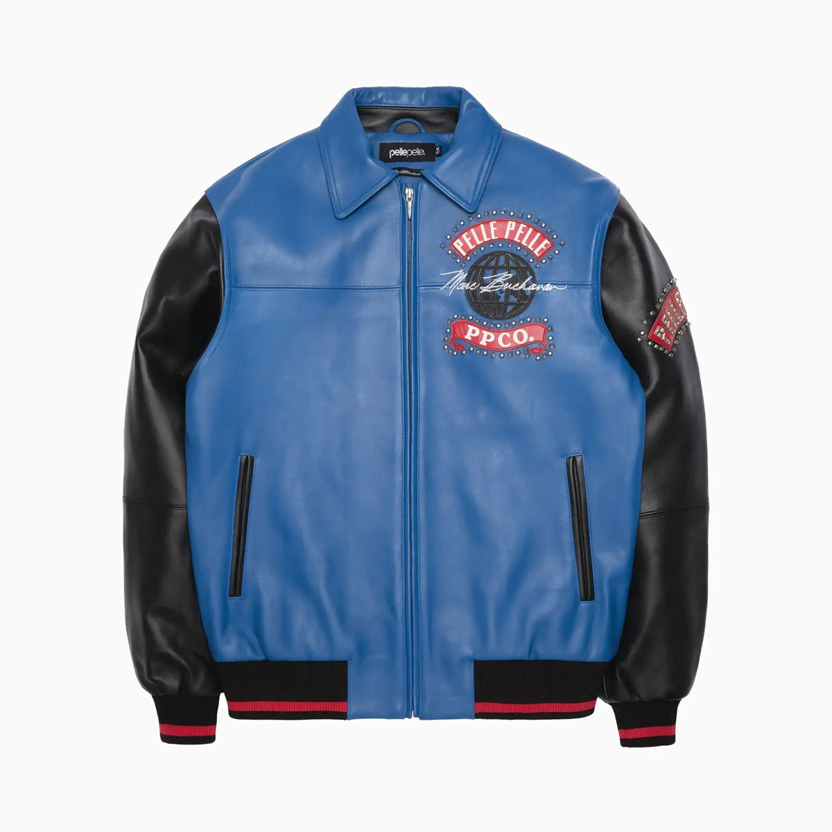 Pelle Pelle Men's World Tour Leather Jacket Pelle Pelle Men's World Tour Leather Jacket