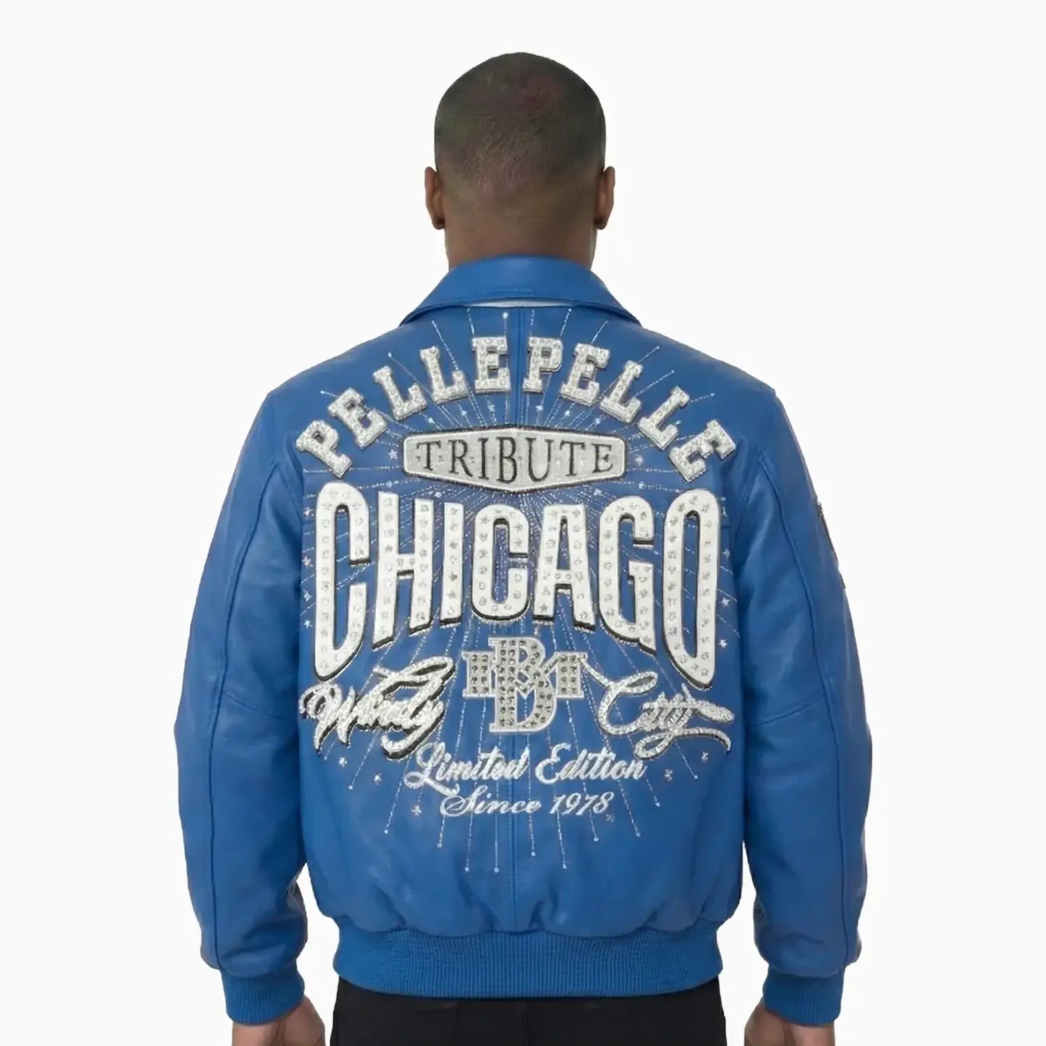 Pelle-Pelle X TB Men's Windy City Leather Jacket Pelle-Pelle X TB Men's Windy City Leather Jacket