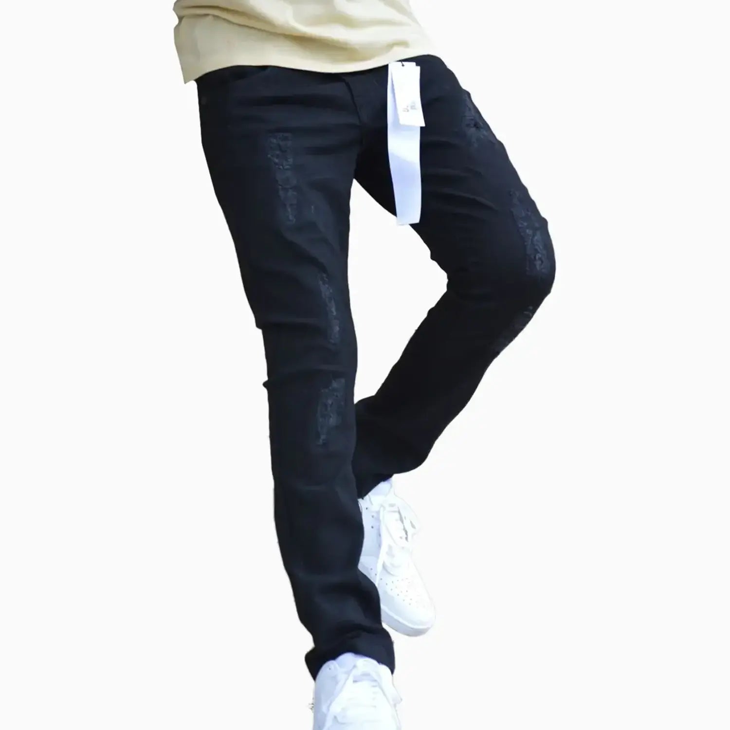 Kid's Ultra Stretch Denim Pant Premium Disaster - Tops and Bottoms USA