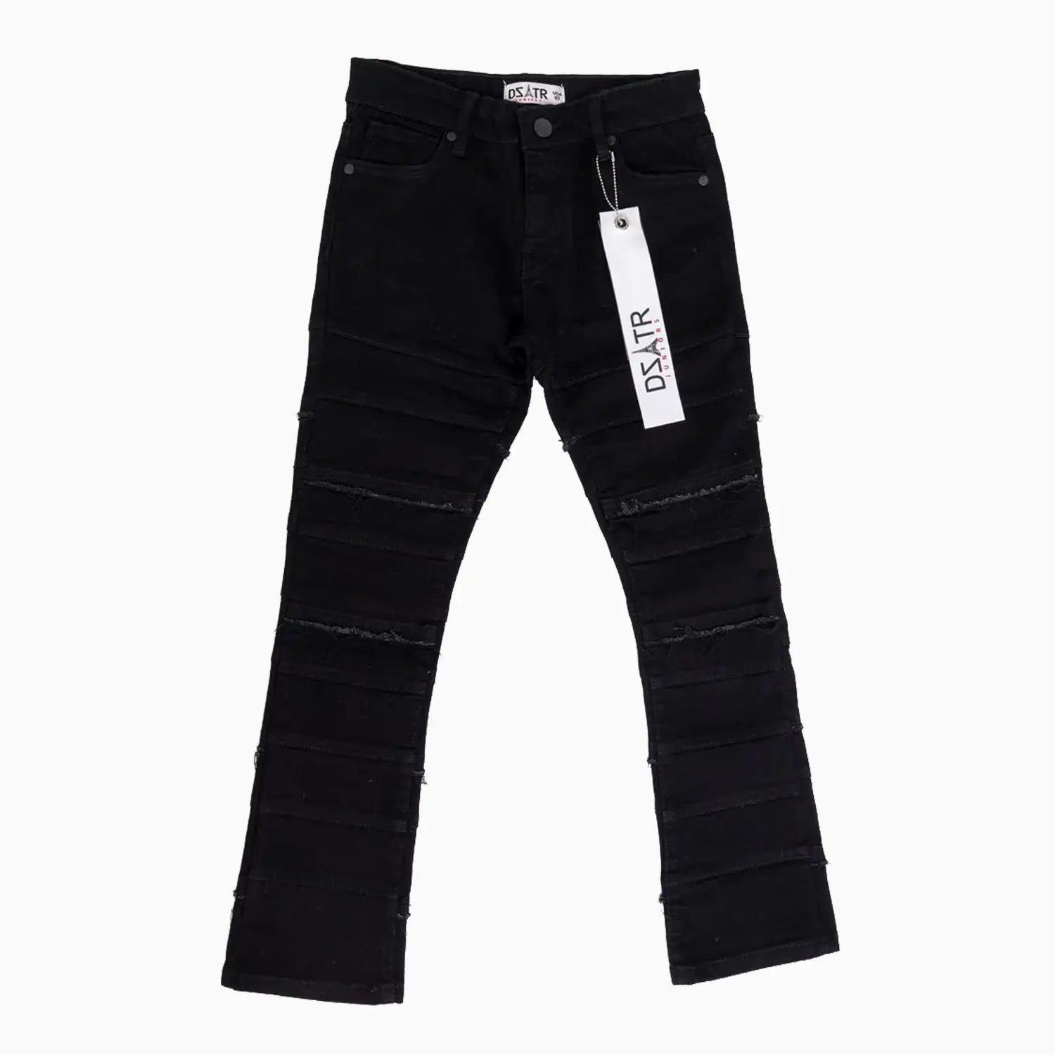 Kid's Ultra Stretch Denim Pant Premium Disaster - Tops and Bottoms USA