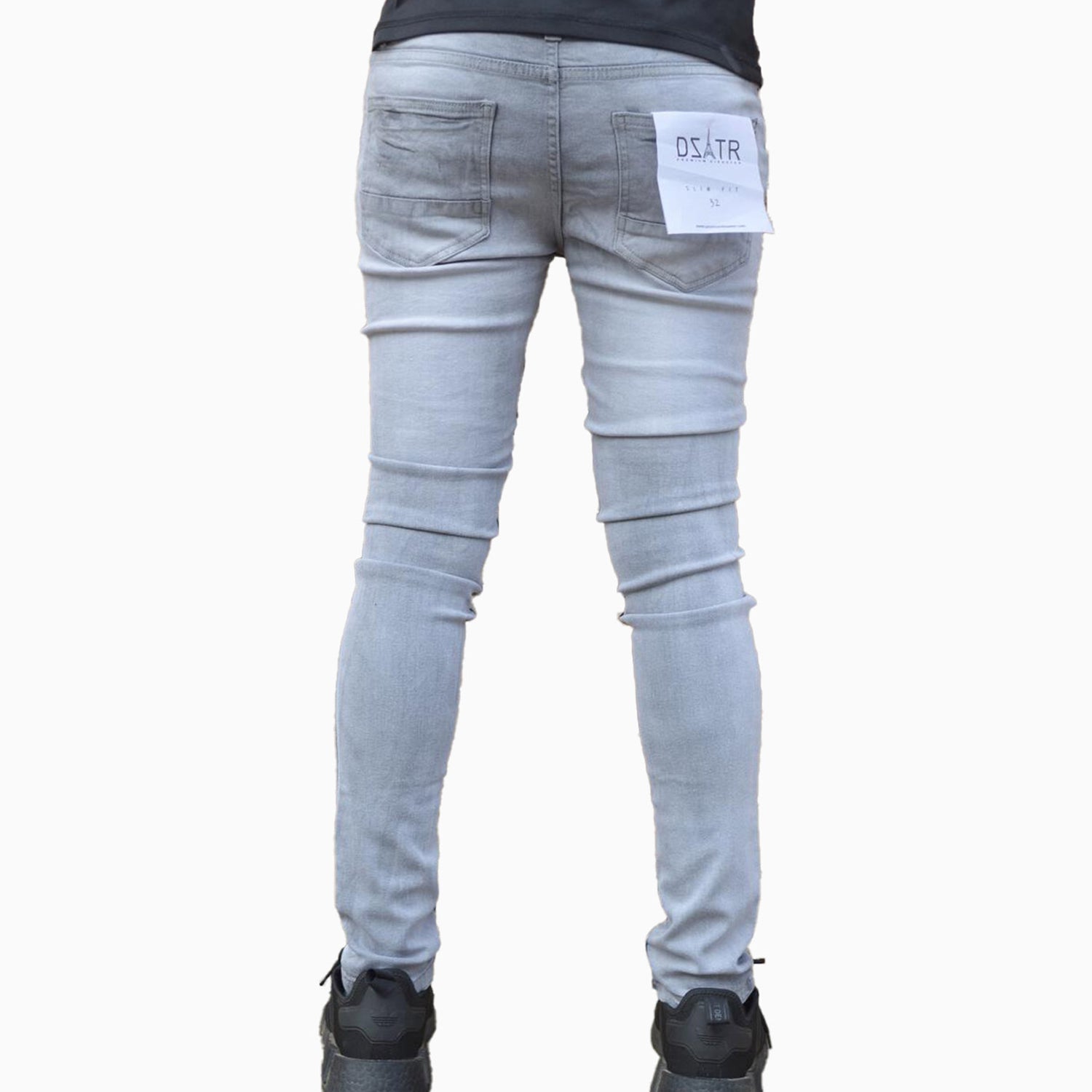 Men's Basic Grey Jean Denim Pant