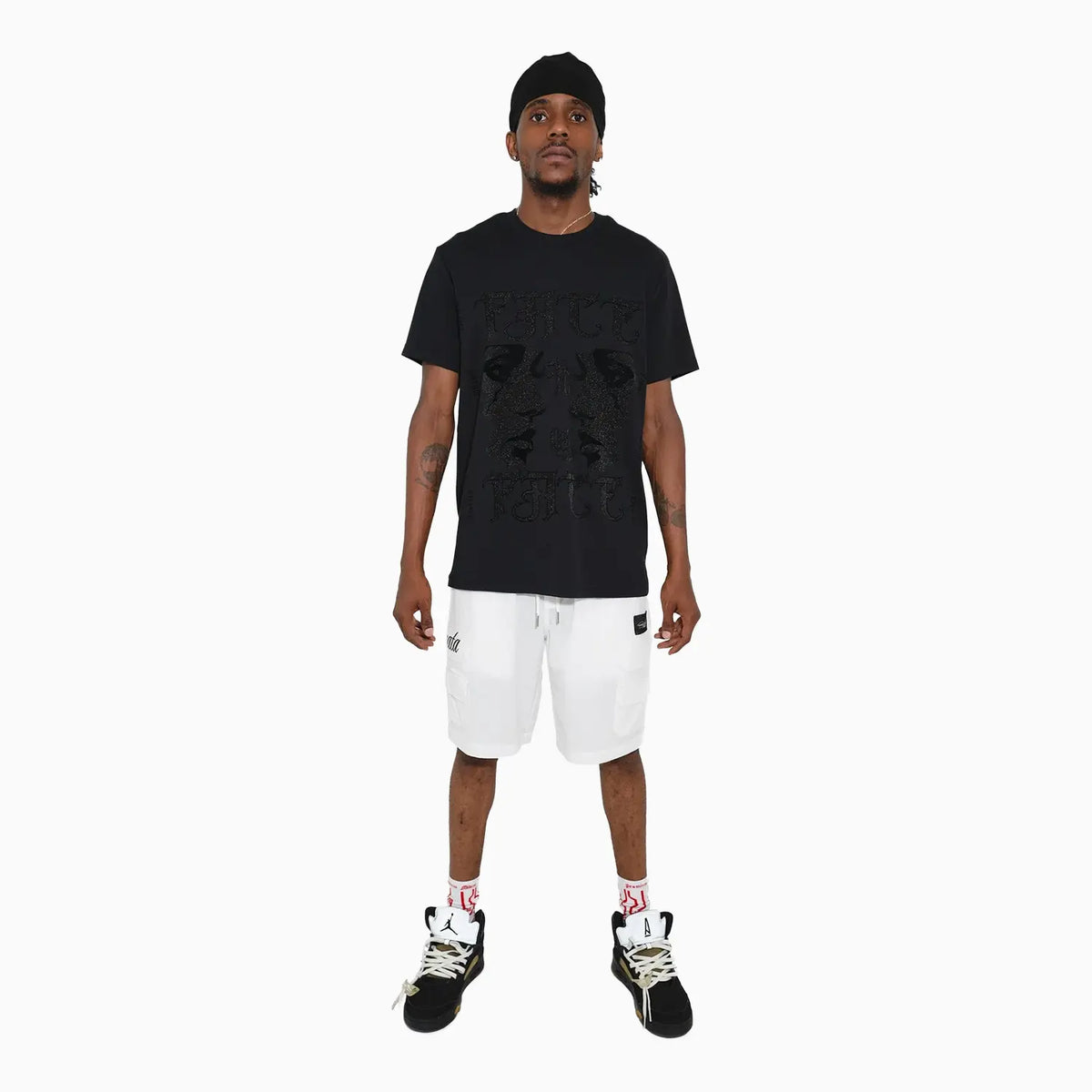 Men's Facing Fear T-Shirt Premium Milano - Tops and Bottoms USA