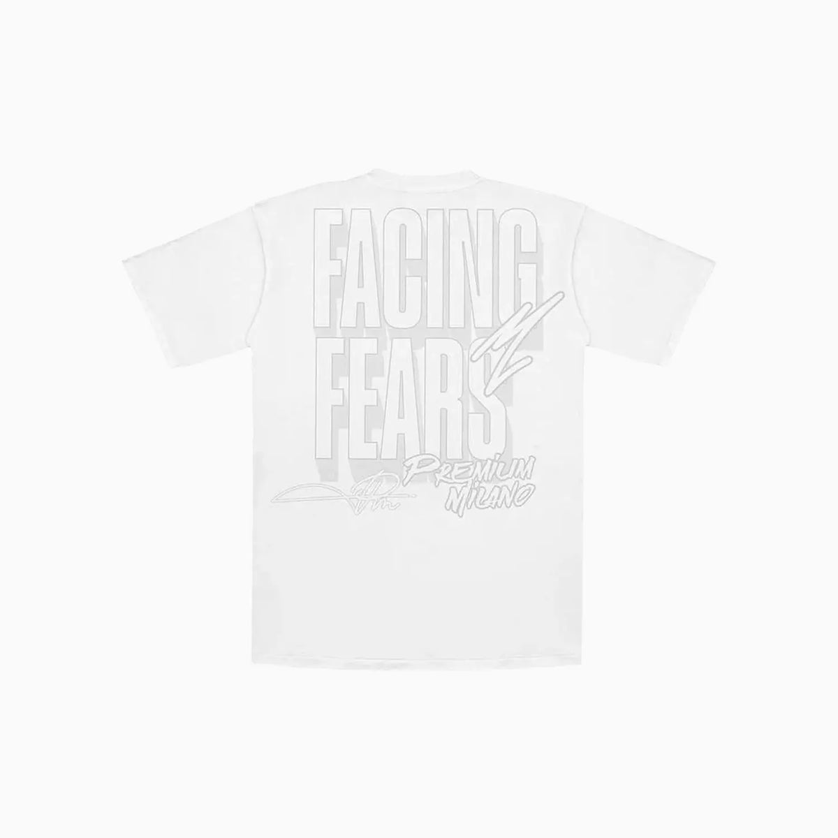 Men's Facing Fears Crew Neck T-Shirt Premium Milano - Tops and Bottoms USA