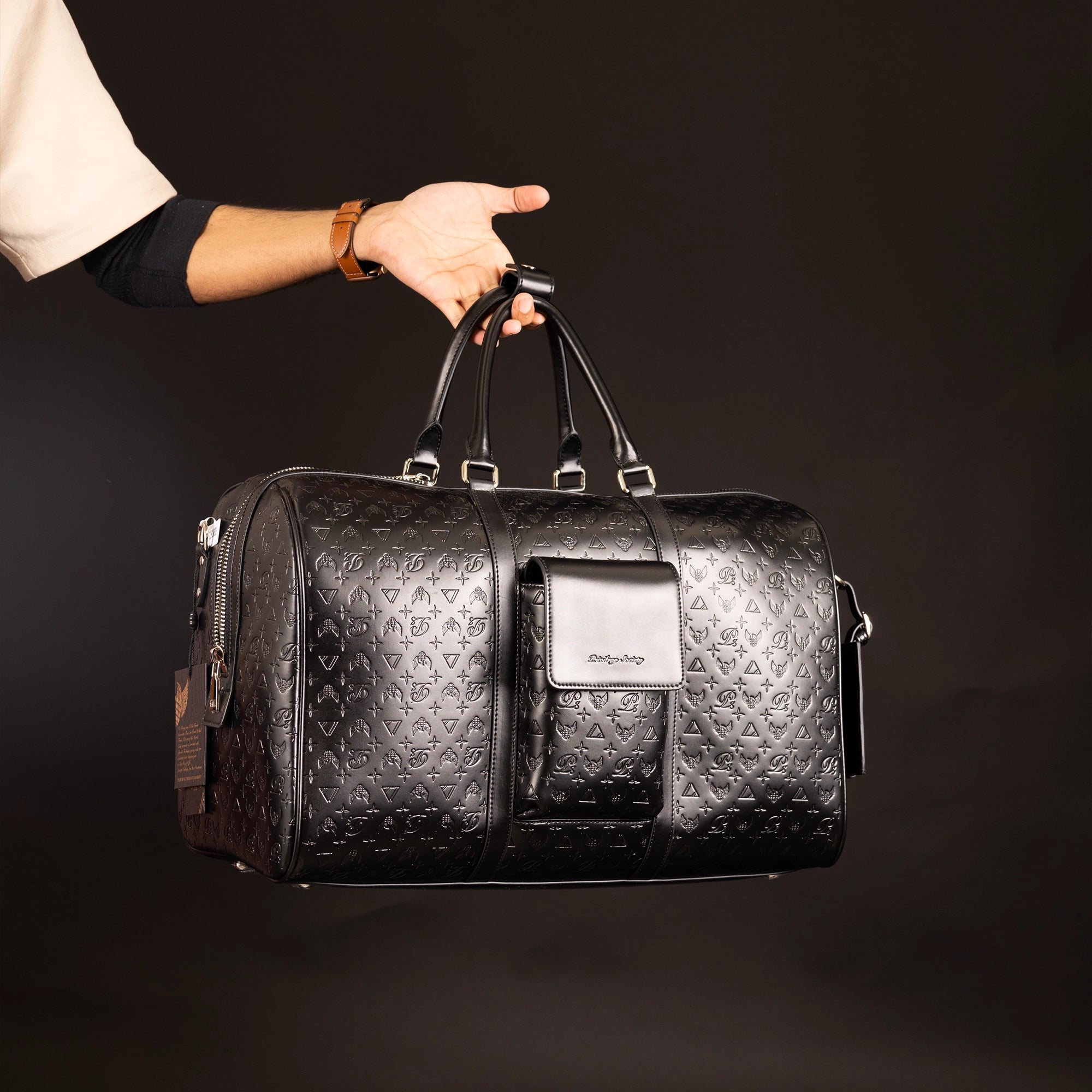 Monogram Leather HC Duffle Bag - MLHC DBB Privilege Society - Tops and Bottoms USA
