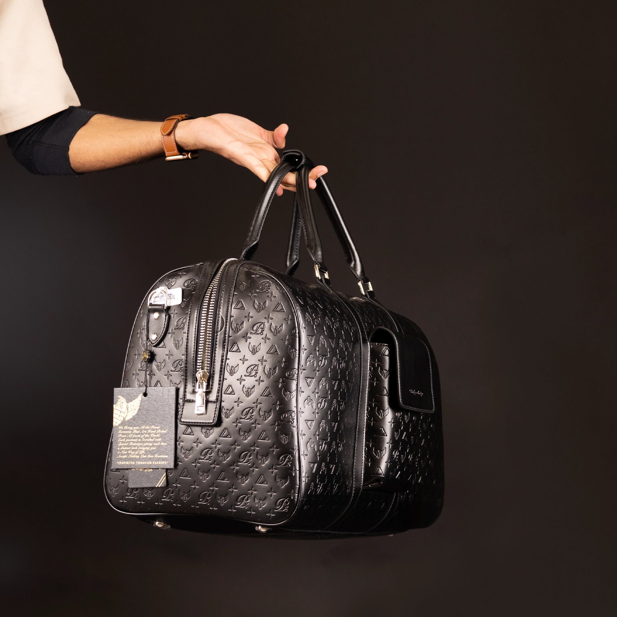 Monogram Leather HC Duffle Bag - MLHC DBB Privilege Society - Tops and Bottoms USA