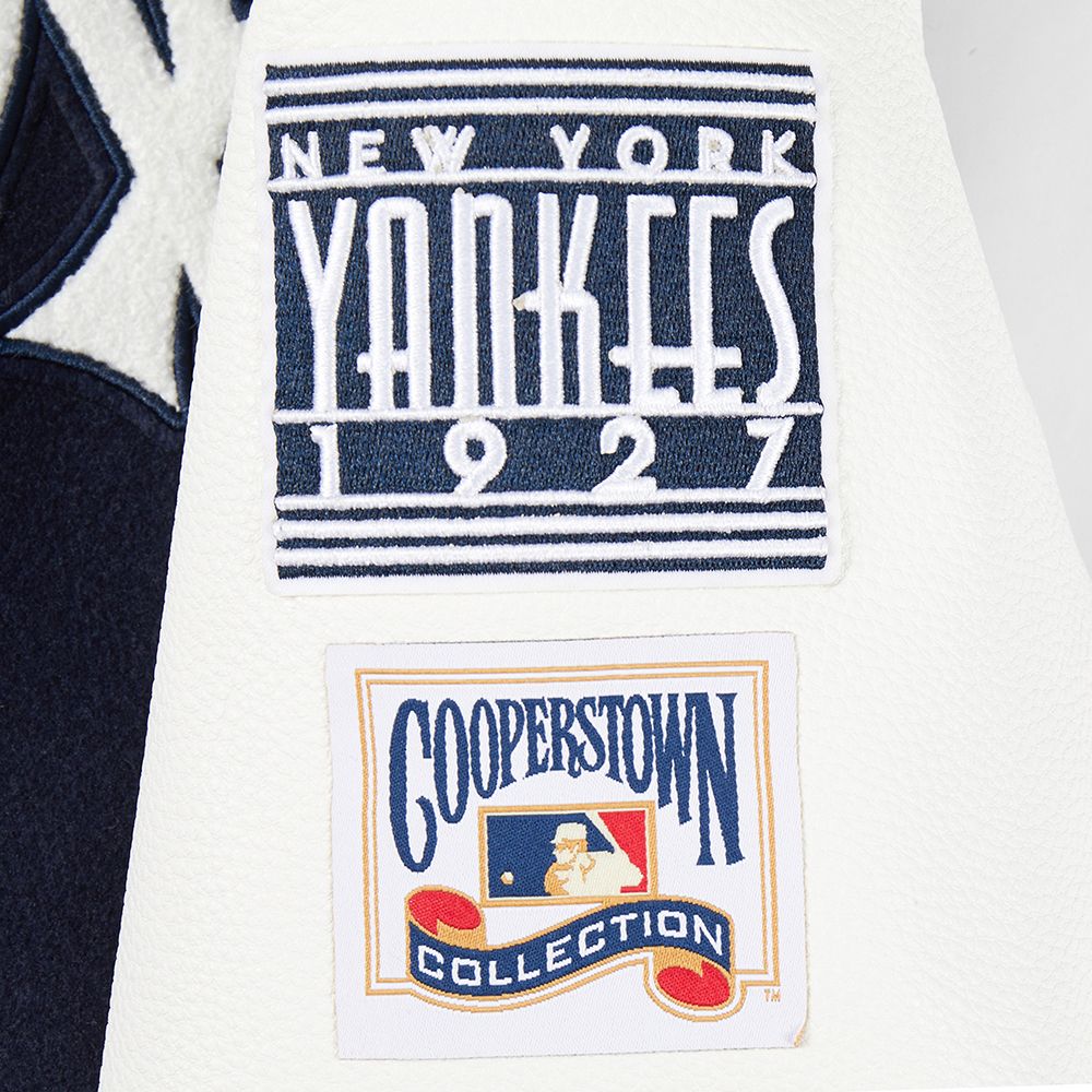 Kid's New York Yankees MLB Retro Classic Rib Wool Varsity Jacket