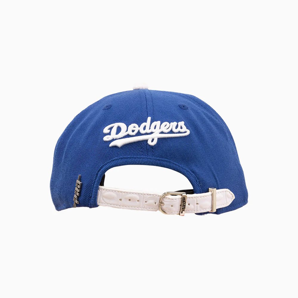Pro Standard Los Angeles Dodgers MLB Hat With Leather Visor Pro Standard Los Angeles Dodgers MLB Hat With Leather Visor
