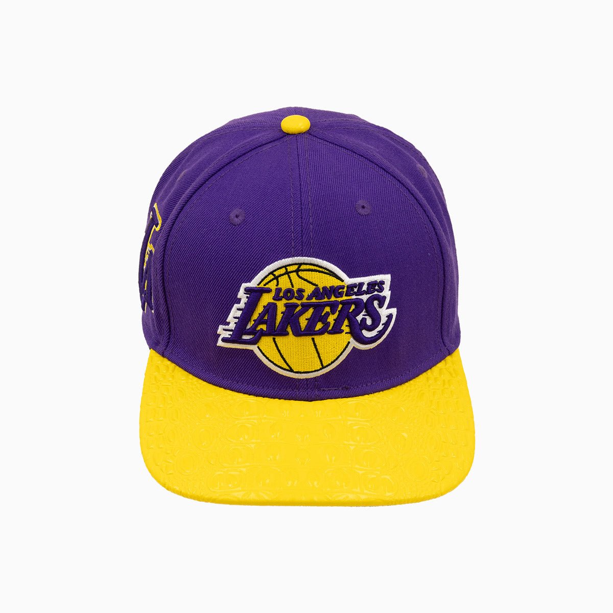 Los Angeles Lakers NBA Hat With Leather Visor