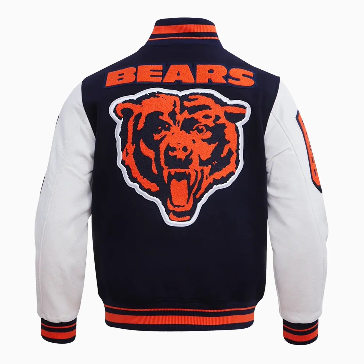 Men's Chicago Bears Mash Up Varsity Jacket Pro Standard - Tops and Bottoms USA