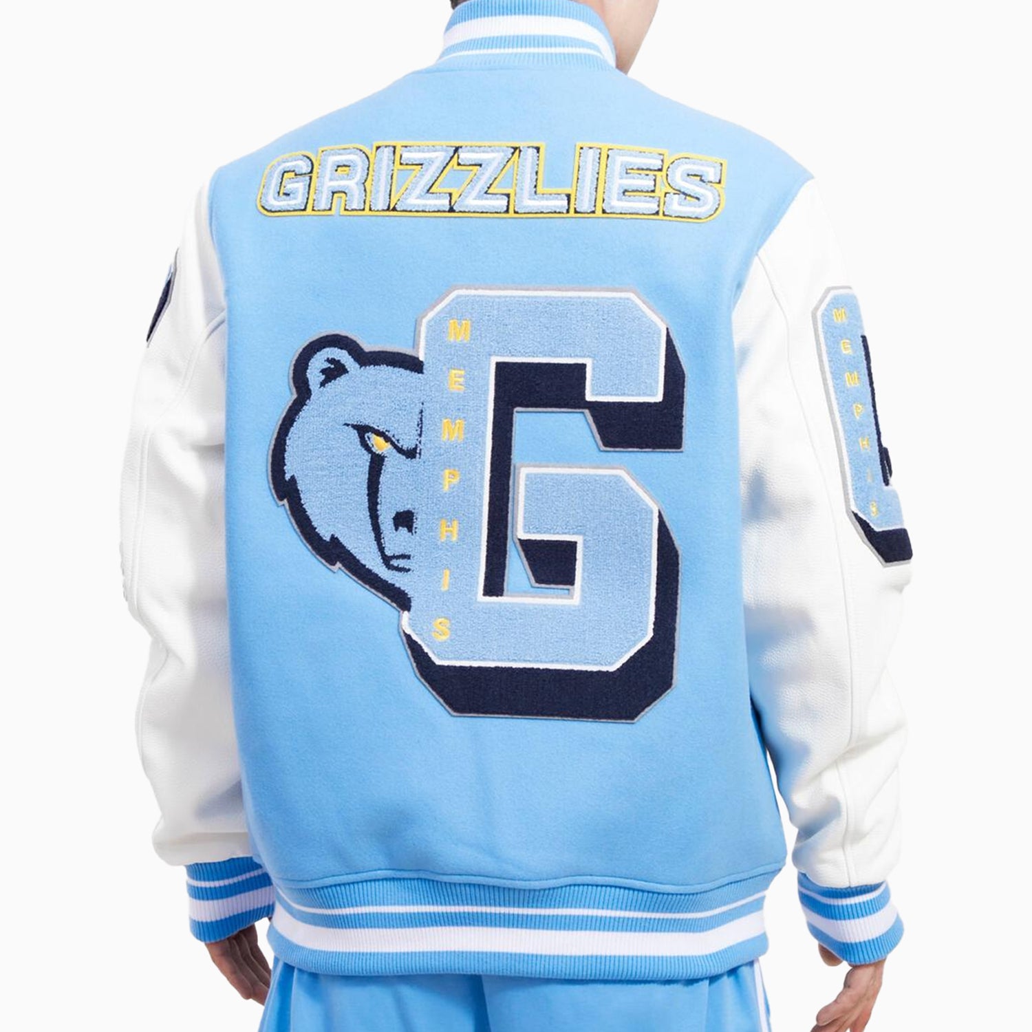 Men's Memphis Grizzlies Logo Varsity Jacket