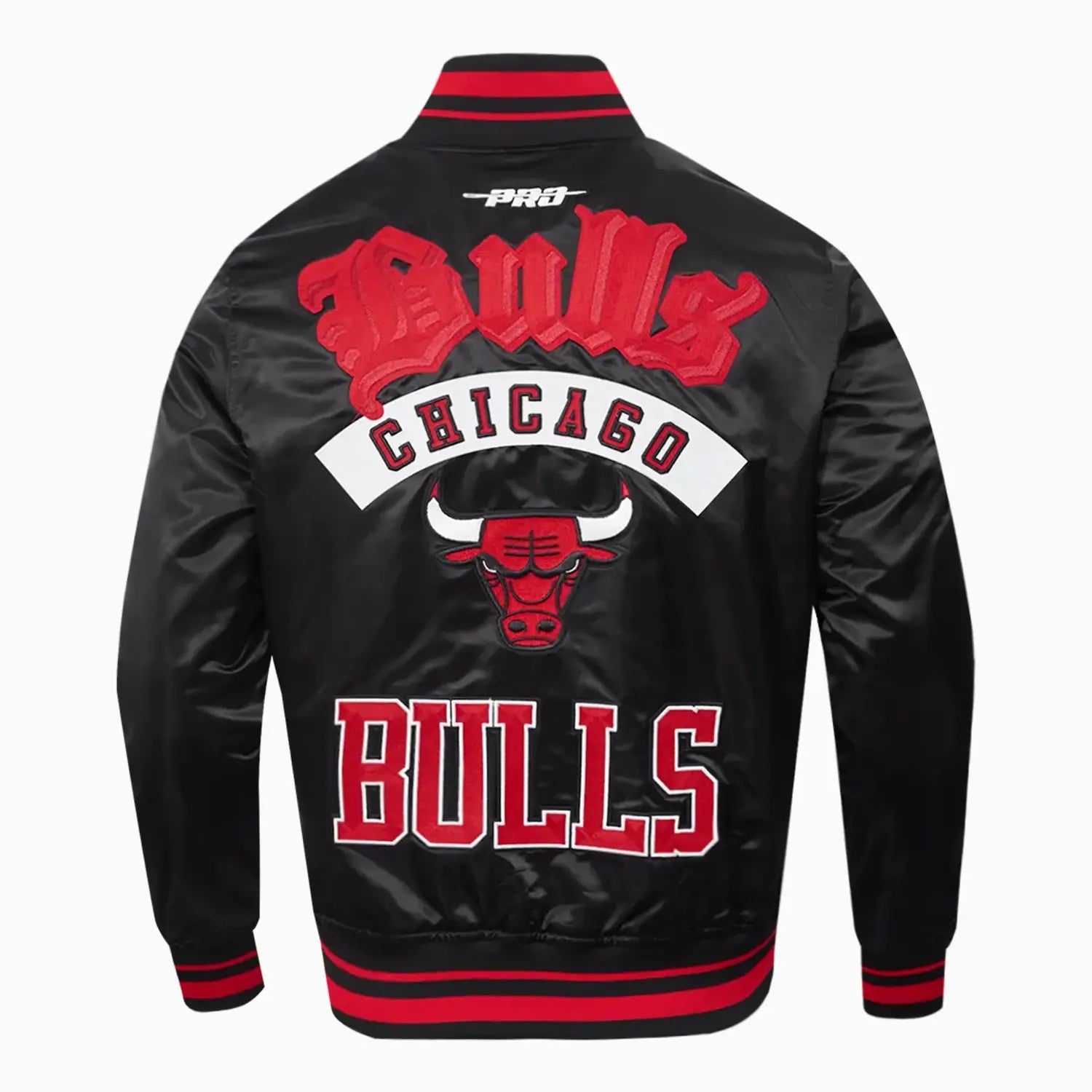 Men's NBA Chicago Bulls Rib Wool Varsity Jacket