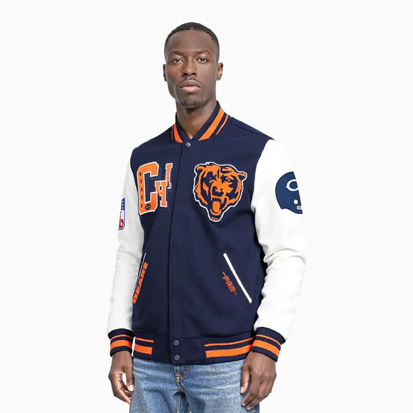 ウォームアップウェア NFL Reebok Chicago Bears cottonjacket XL