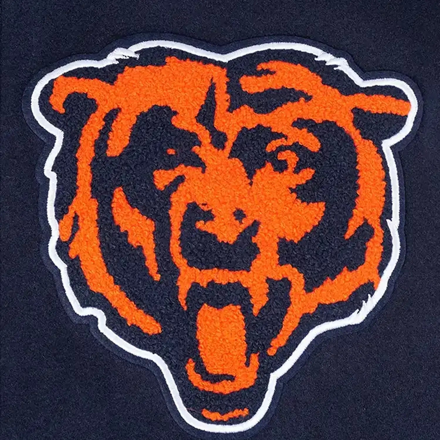 Men's NFL Chicago Bears Rib Wool Varsity Jacket Pro Standard - Tops and Bottoms USA