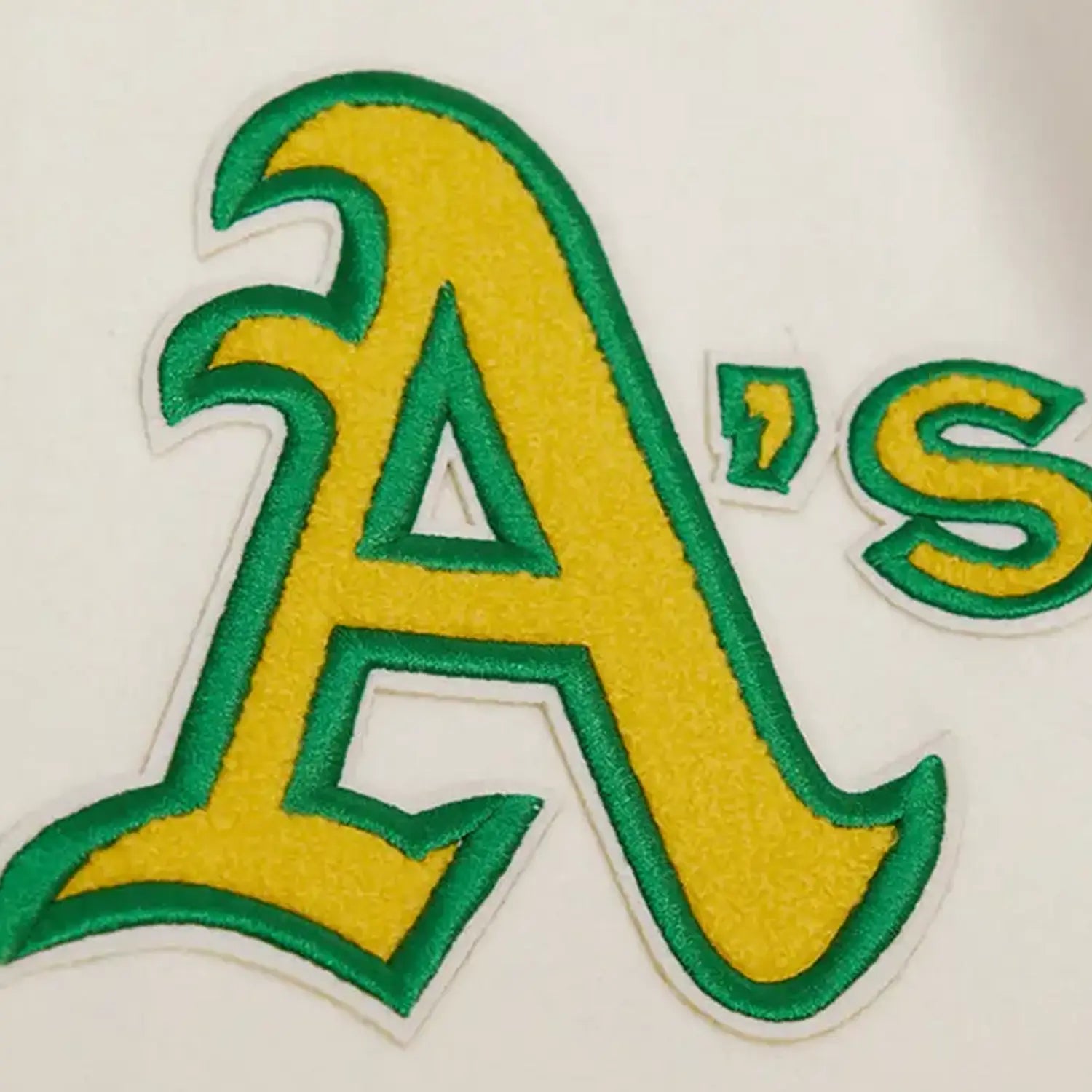 Men's Oakland Athletics MLB Retro Classic Rib Wool Varsity Jacket