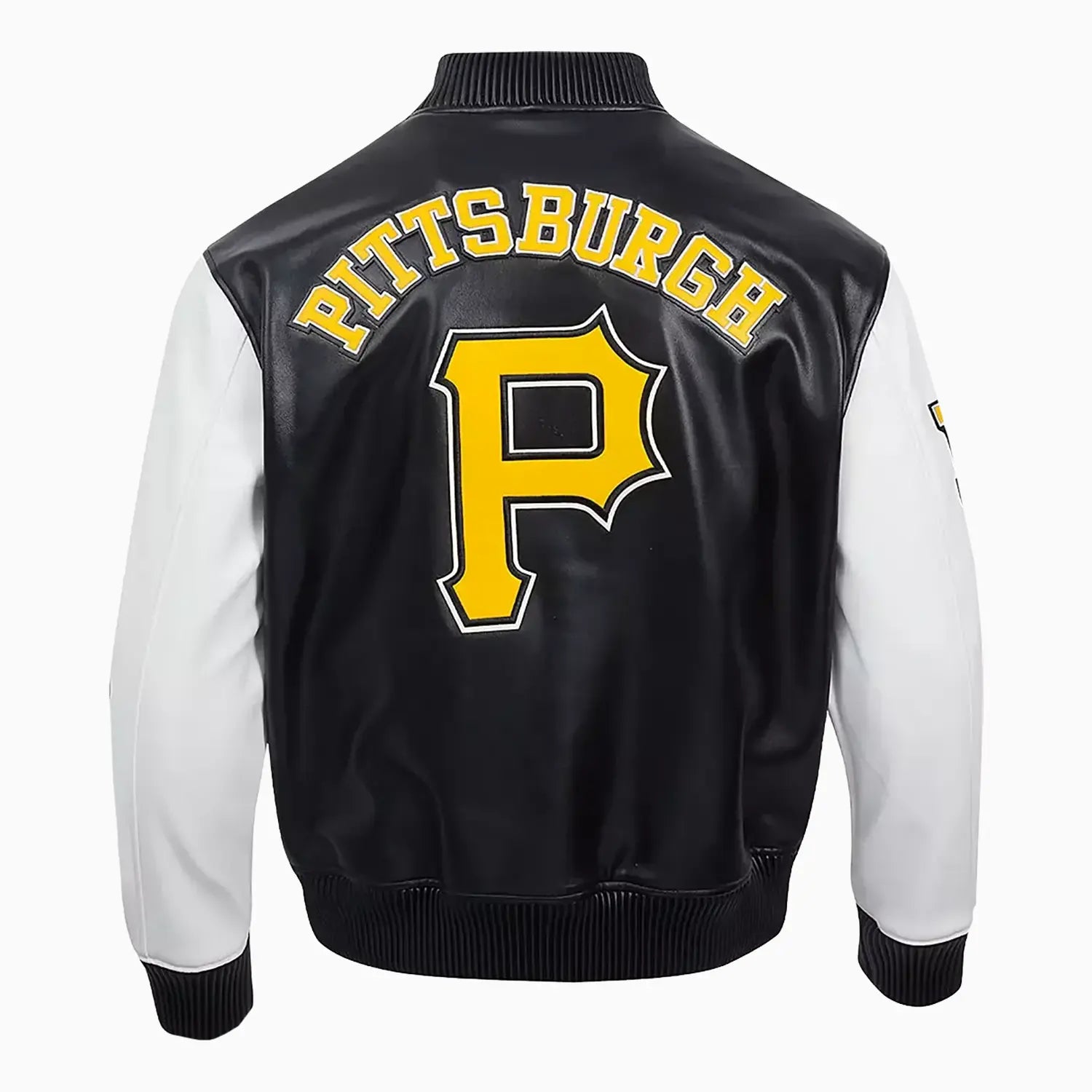 Men's Pittsburgh Pirates Leather Varsity Jacket