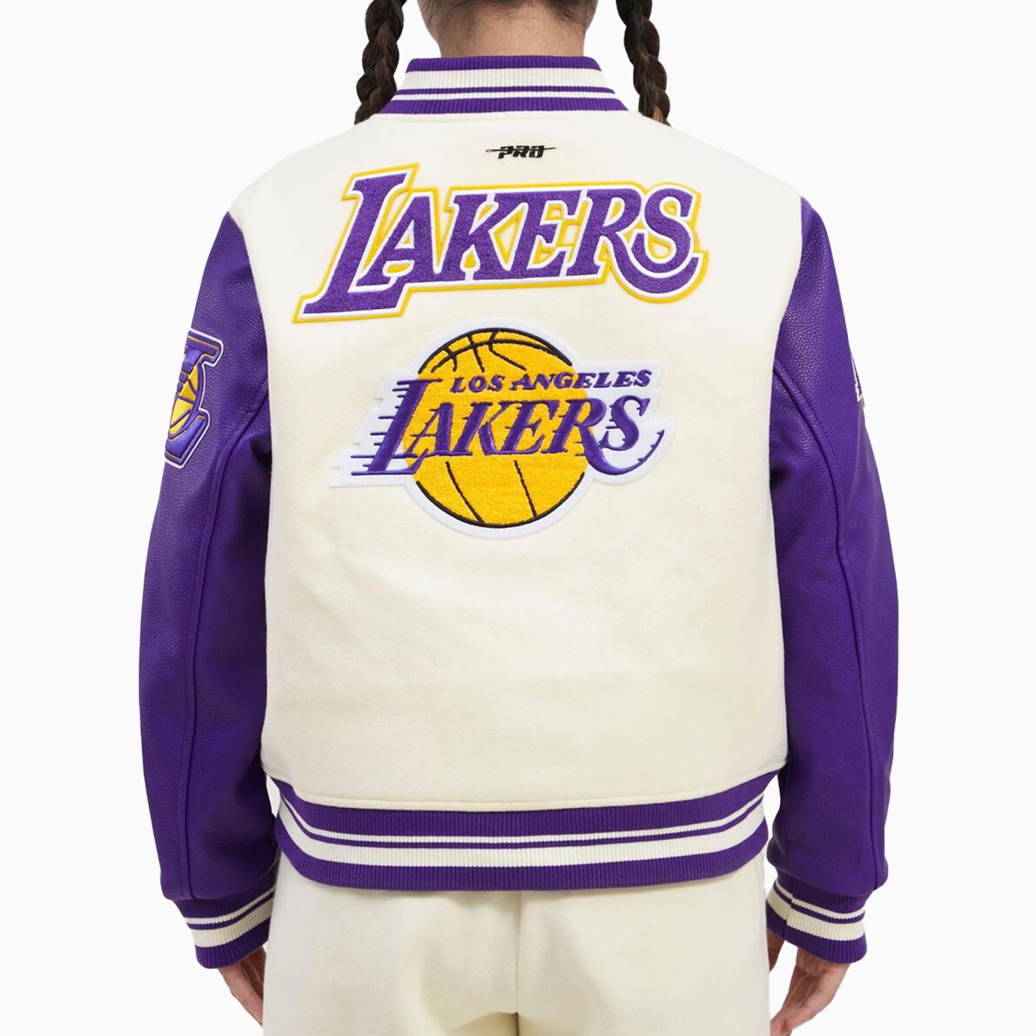 Women's Los Angeles Lakers NBA Wool Varsity Jacket