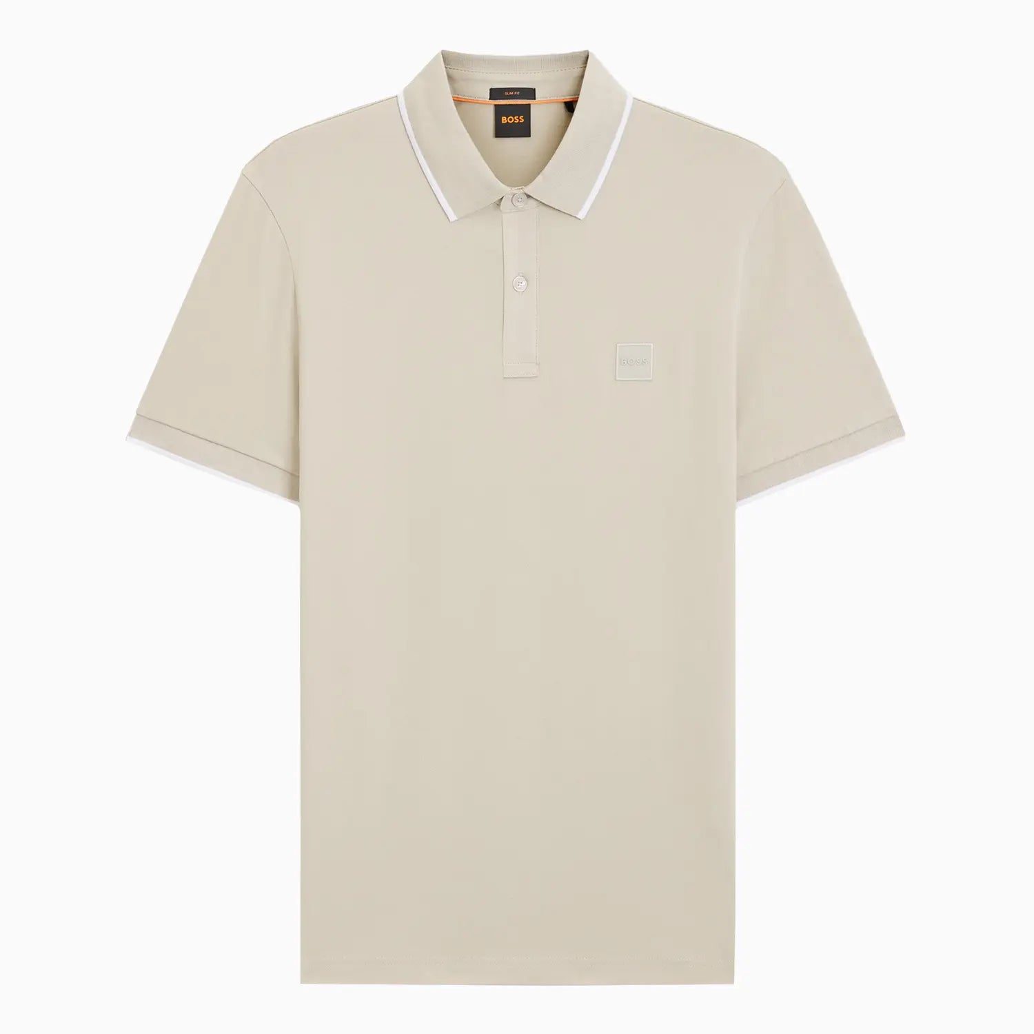 Men's Slim Fit Polo Shirt in Stretch-Cotton Piqué